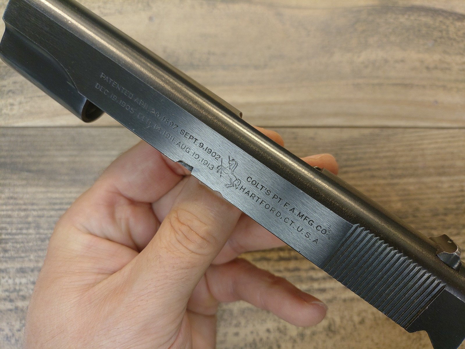 NICE Colt M 1911 A1 USGI Slide Dates 1938-1943 \