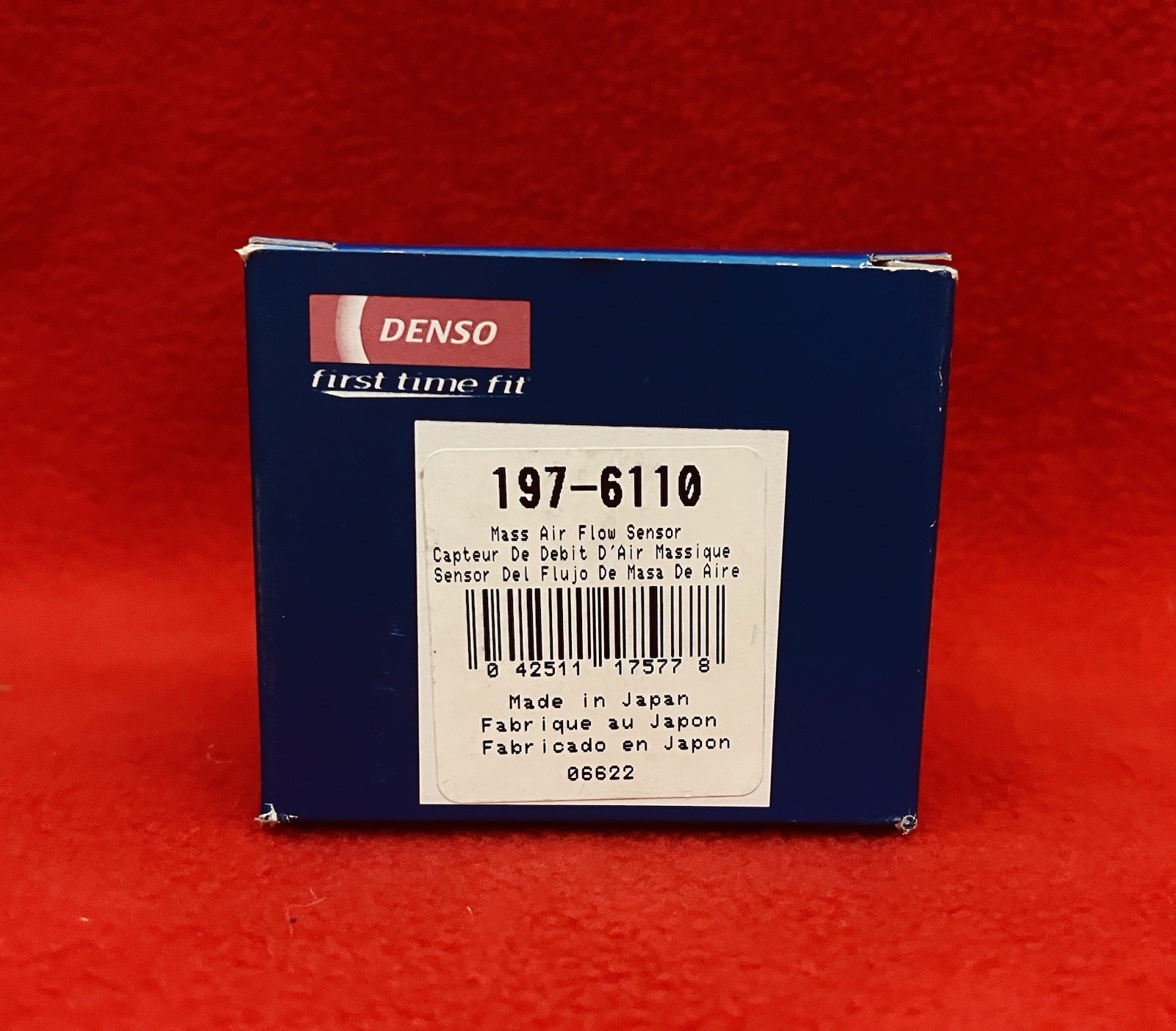 New in Box Denso Mass Air Flow Sensor 197-6110 *Made in Japan*