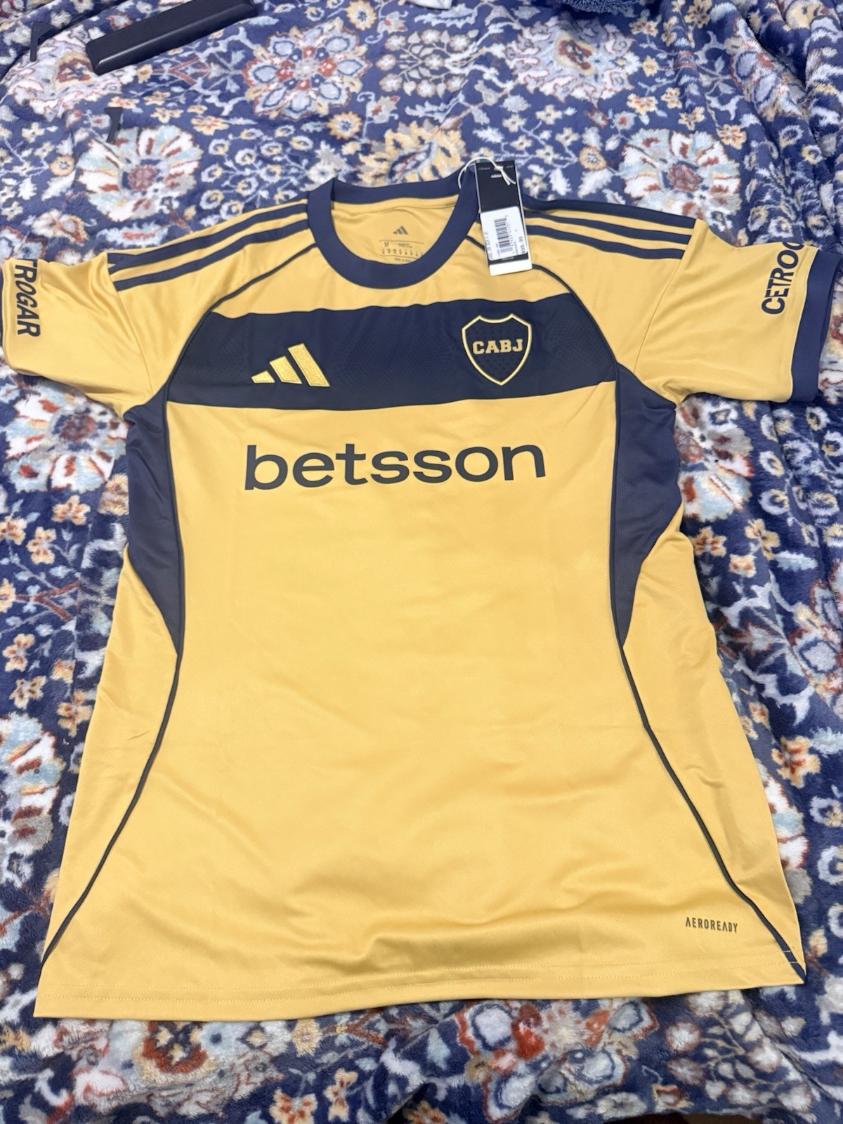 Boca Juniors Adidas 2025-26 Med. Stadium Away Soccer Futbol Football Jersey NWT Boca Juniors Adidas 2025-26 Med. Stadium Away Soccer Futbol Football Jersey NWT