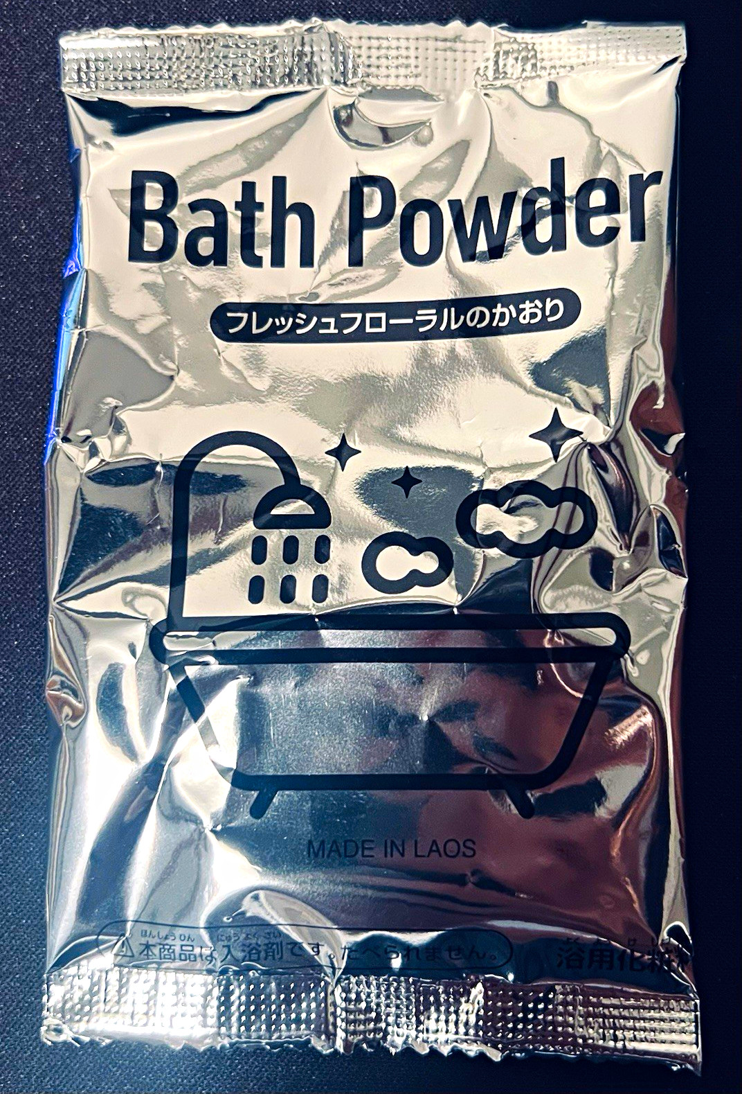 Bandai Bath Powder Fresh Floral Scent 18 g Packet White Unisex