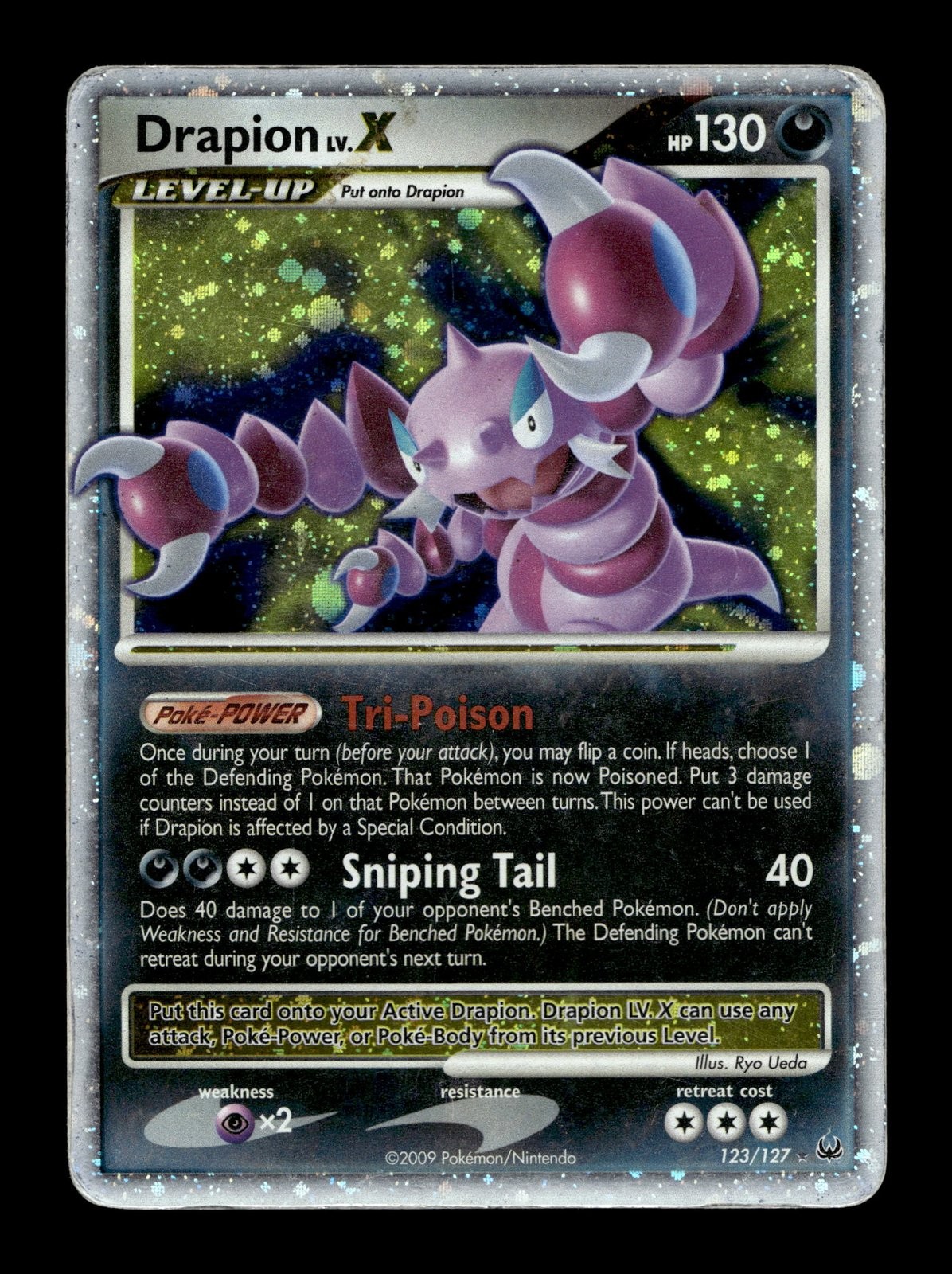 Drapion LV.X Platinum #123 (2009) Ultra Rare Holo HP Pokemon
