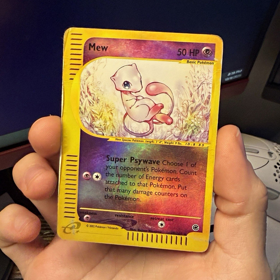 The Pokémon Company Mew 151/165 Expedition Holo Rare Holo Eng 2002 50 DMG