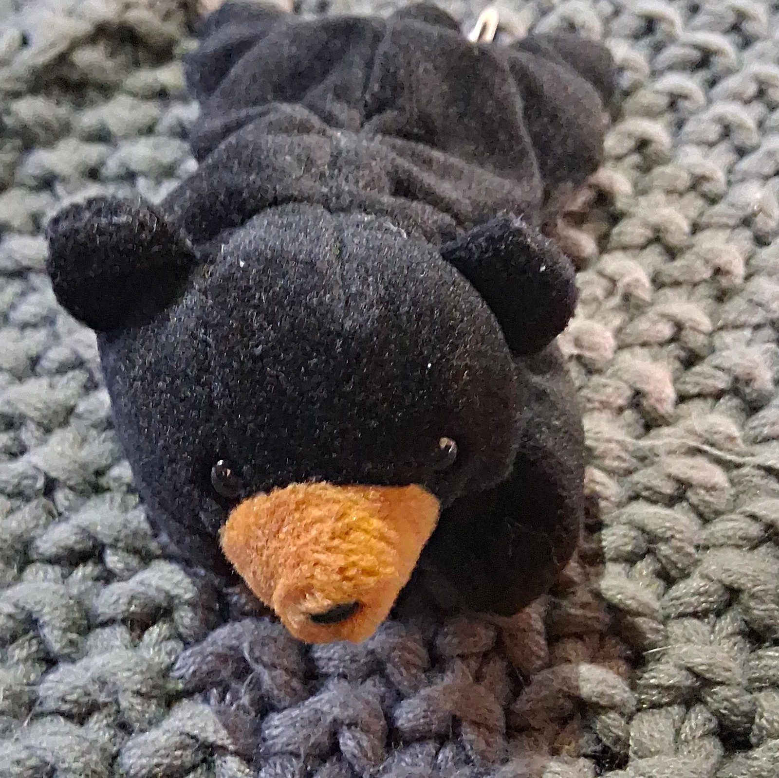 Ty Beanie Babies Blackie Black Bear Plush 1994 Vintage Age 3-5 Years