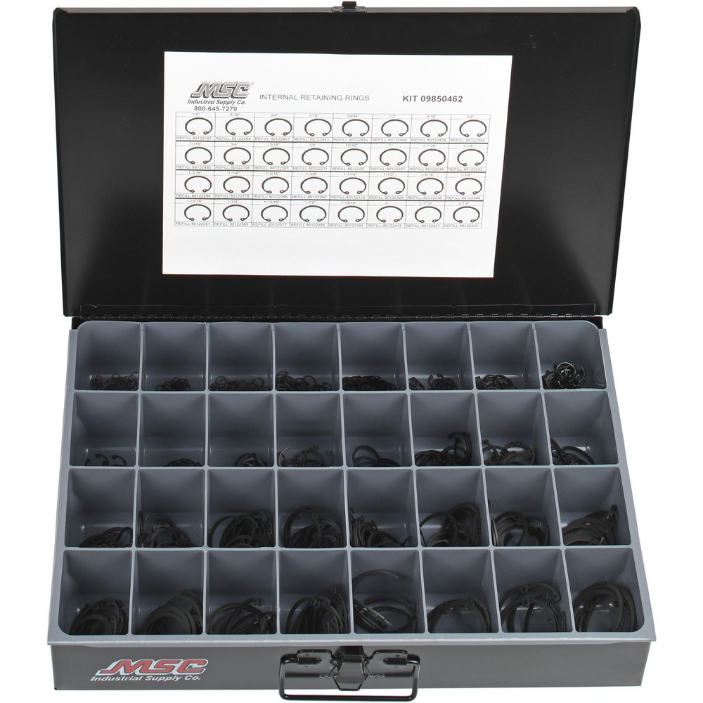 Professional Snap Internal Retaining Ring Assortment 875Pcs 09850462
