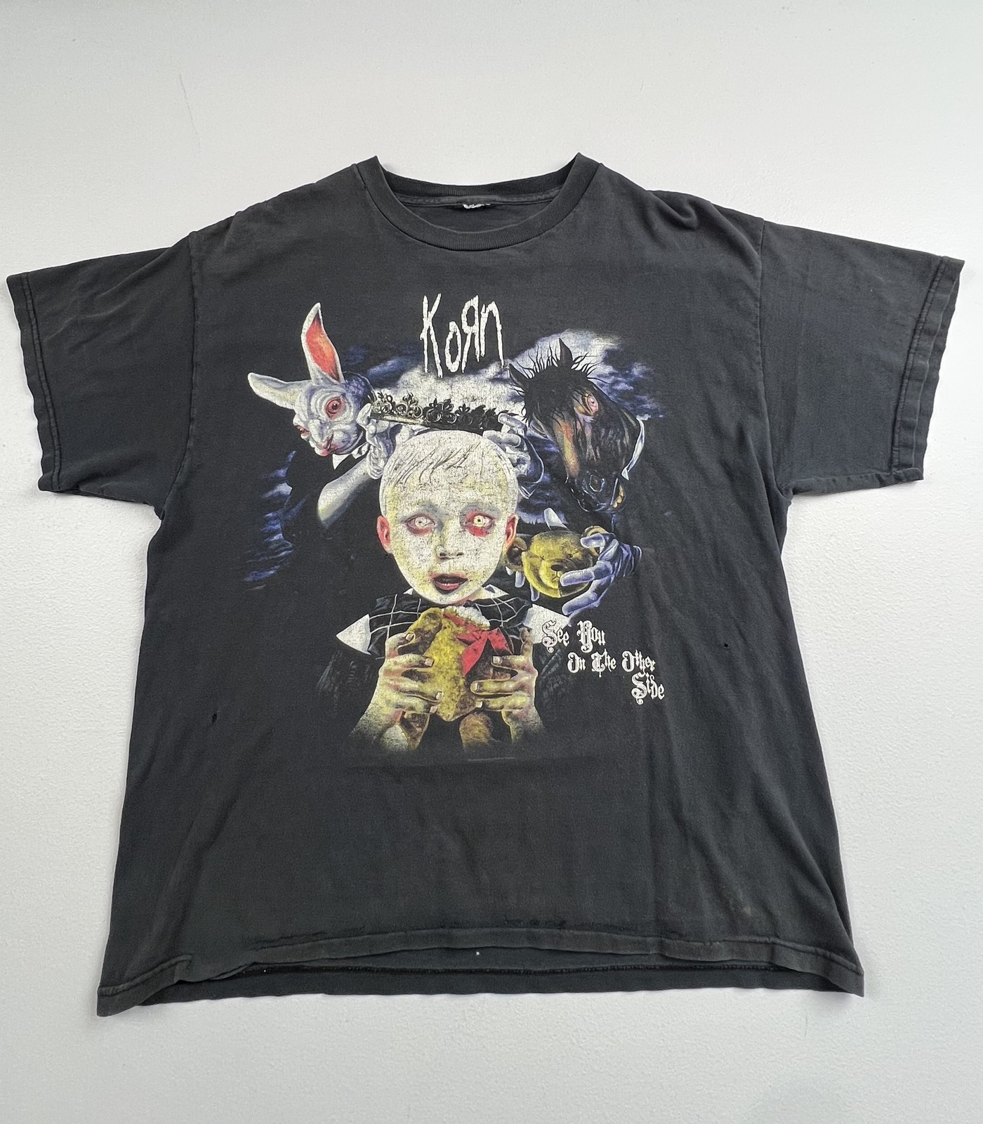 Vintage Rare Korn Shirt Mens Black See You On The Other Side Tour 2006 Tee Read