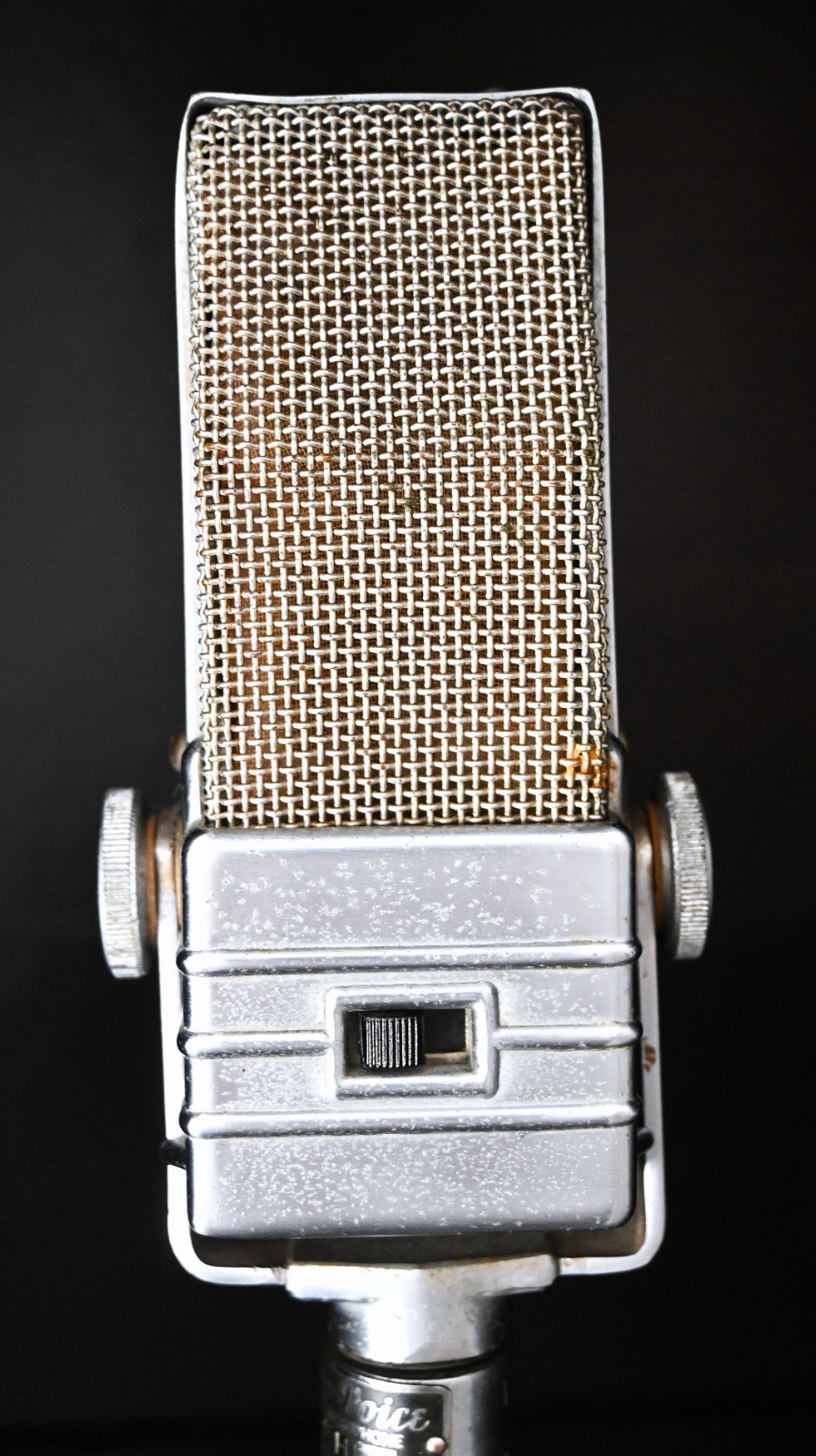 Vintage Electro-Voice V-1A Ribbon Velocity Microphone Tested w/ Desk Stand 1940s Vintage Electro-Voice V-1A Ribbon Velocity Microphone Tested w/ Desk Stand 1940s