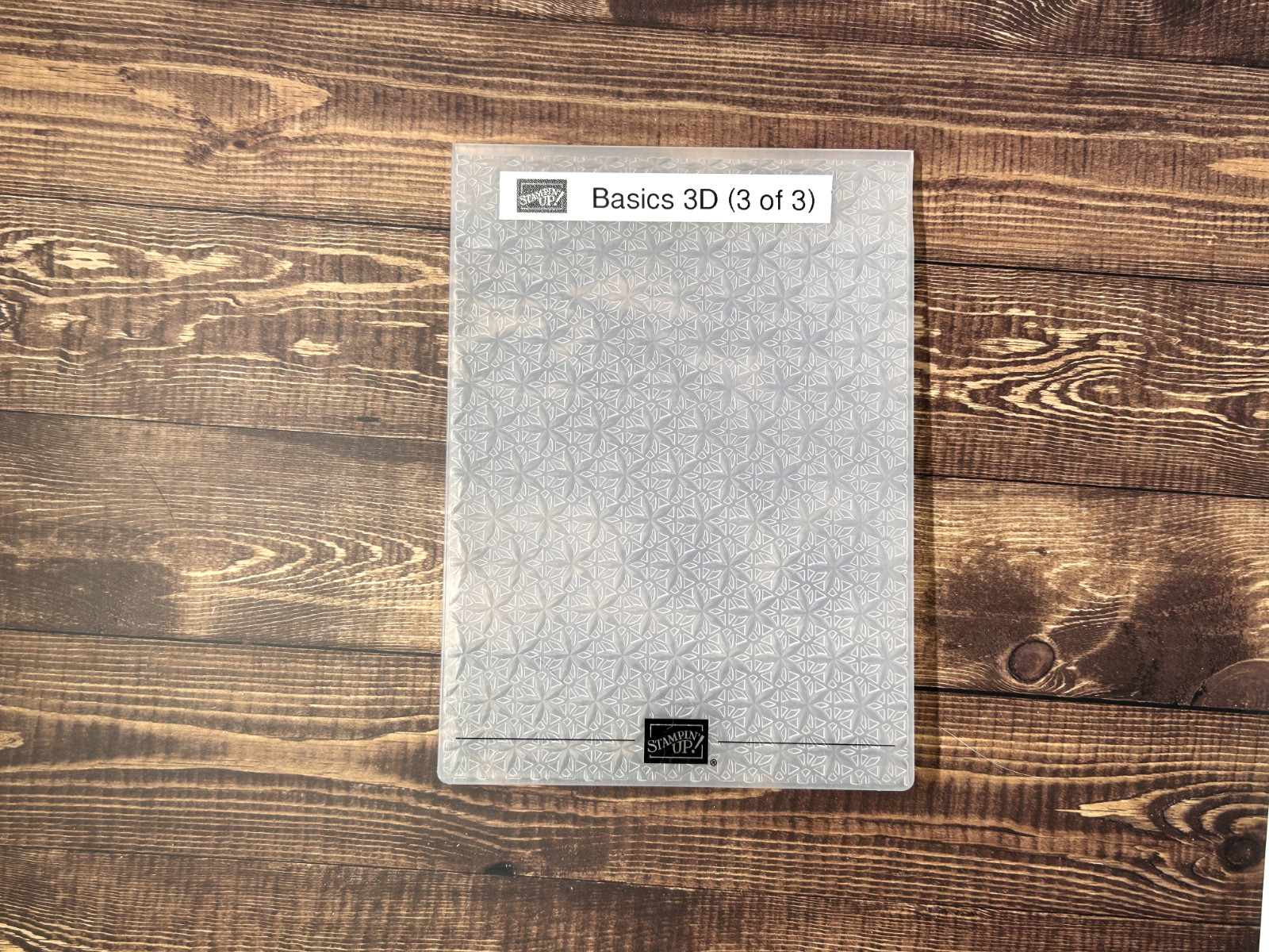Authentic Stampin\' Up Embossing Folders Authentic Stampin\' Up Embossing Folders