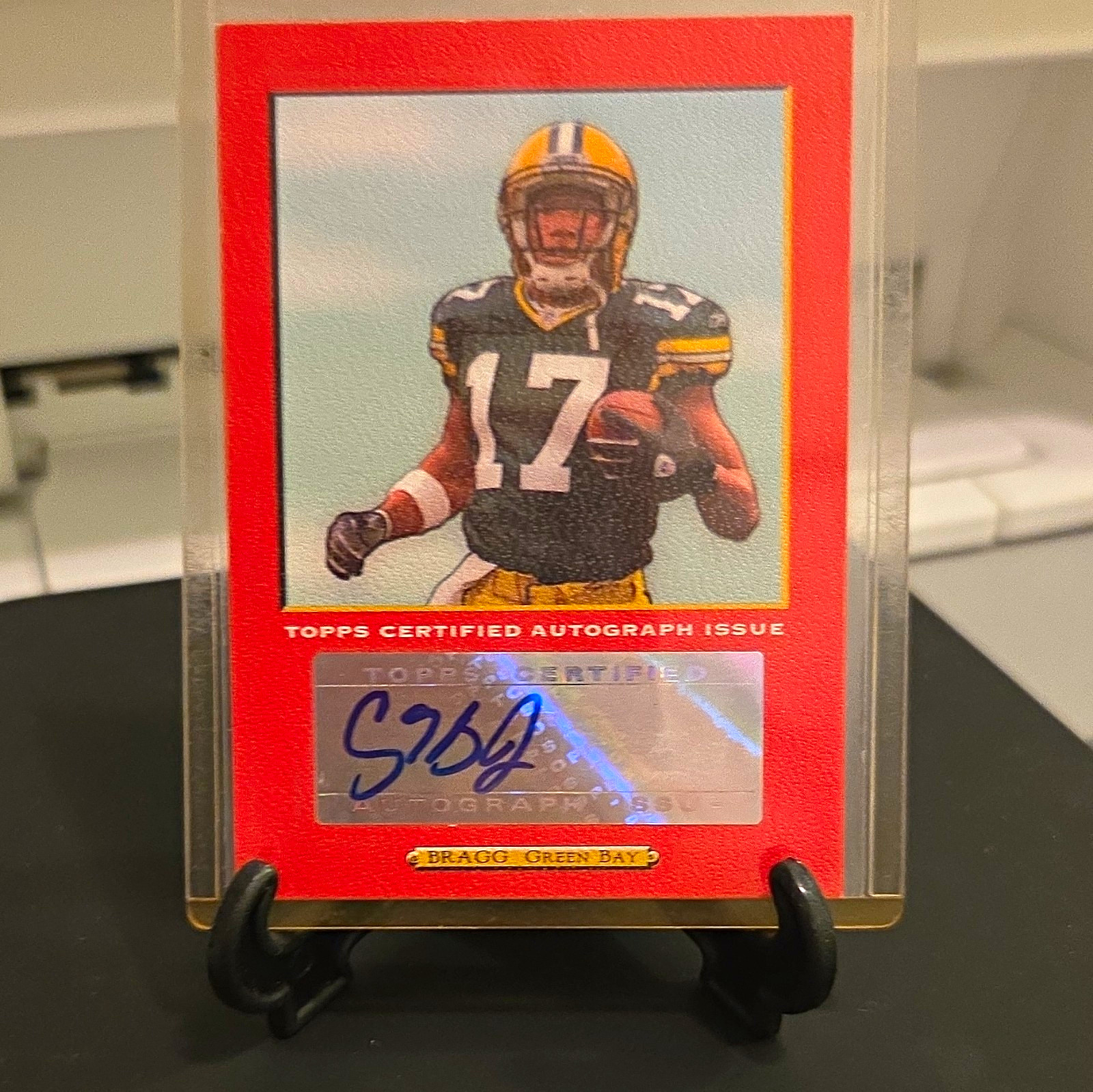 Topps 2005 Turkey Red Autographs Craig Bragg RC Auto Packers Red /199 TRA-CB