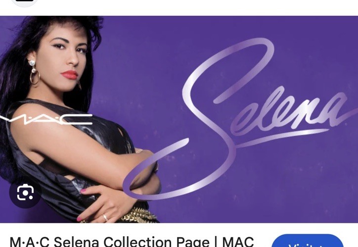 LIMITED M·A·C Selena 129 SH Round Powder Blush Brush Limited Edition Purple