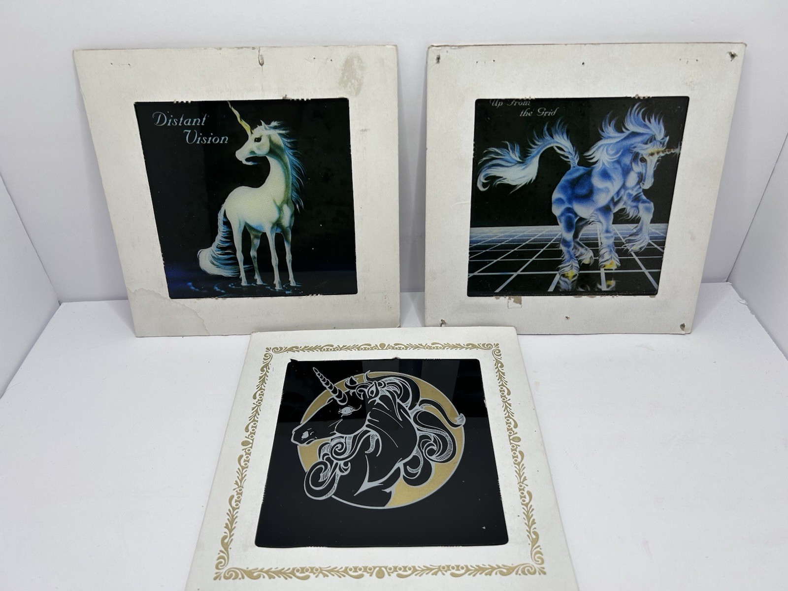 RARE SUE DAWE UNICORN PRINT Carnival Prize Mirrors & Other RARE SUE DAWE UNICORN PRINT Carnival Prize Mirrors & Other