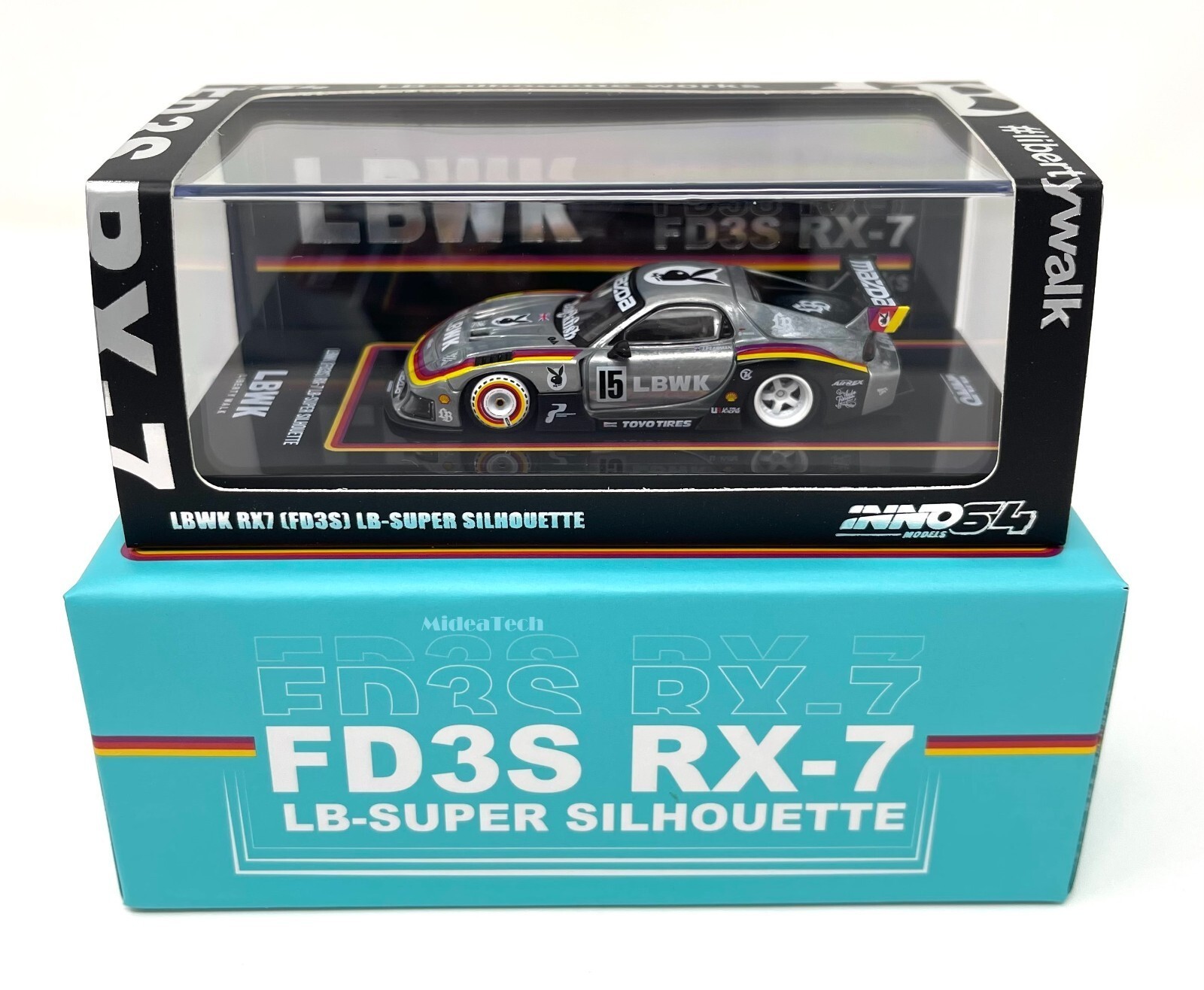 Chase Inno64 Mazda RX7 (FD3S) LBWK LB-SUPER SILHOUETTE Hobby Expo China 2024 Chase Inno64 Mazda RX7 (FD3S) LBWK LB-SUPER SILHOUETTE Hobby Expo China 2024