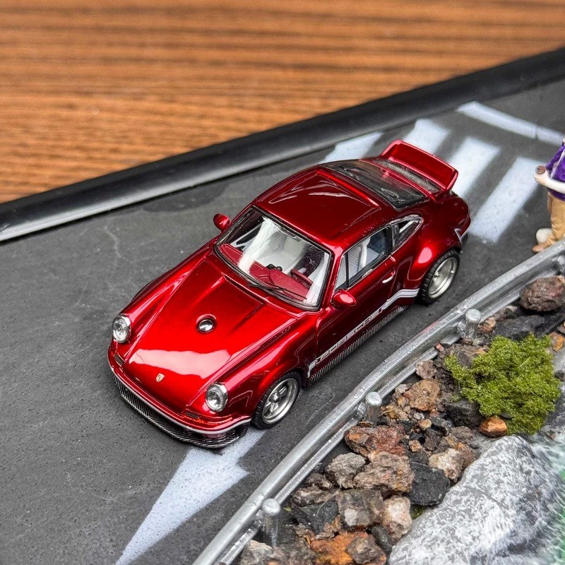 Zincit ZM 1:64 Porsche 911 964 Singer DLS Coupe Diecast Car Model Collection New