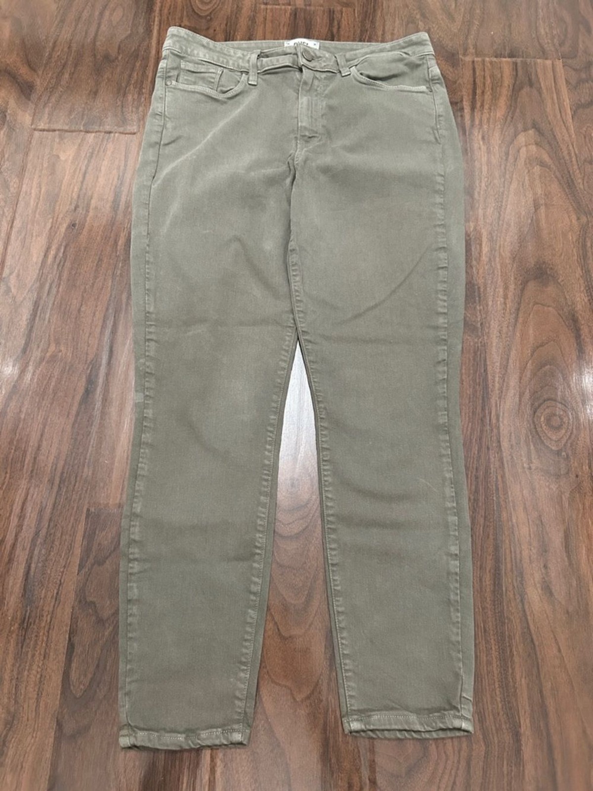 PAIGE Hoxton Ankle Olive Green Slim Jeans PAIGE Hoxton Ankle Olive Green Slim Jeans