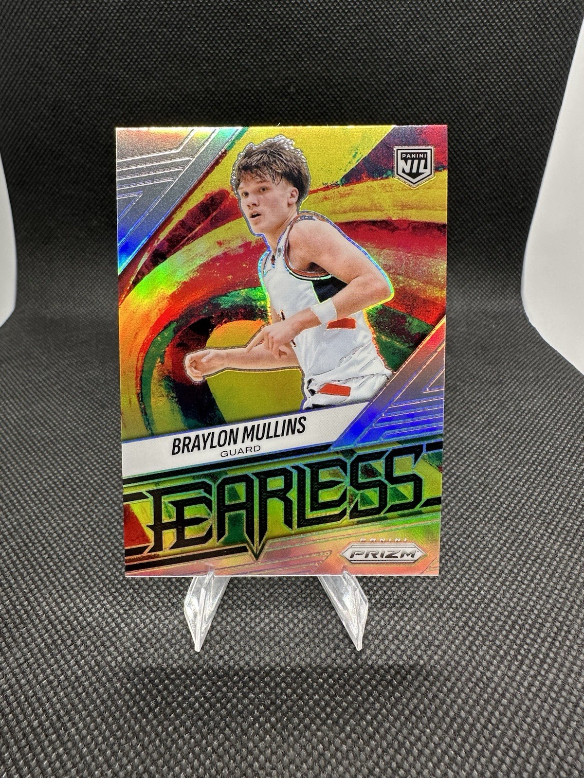 2025-26 Panini Prizm - Braylon Mullins Fearless #21 Silver Prizm - UConn Huskies