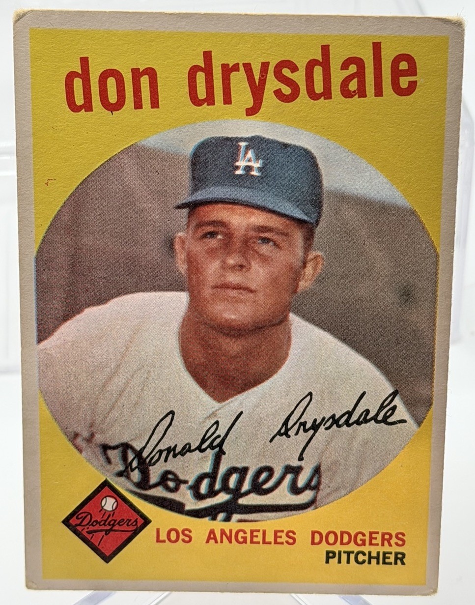 1959 Topps - Don Drysdale #387 1959 Topps - Don Drysdale #387