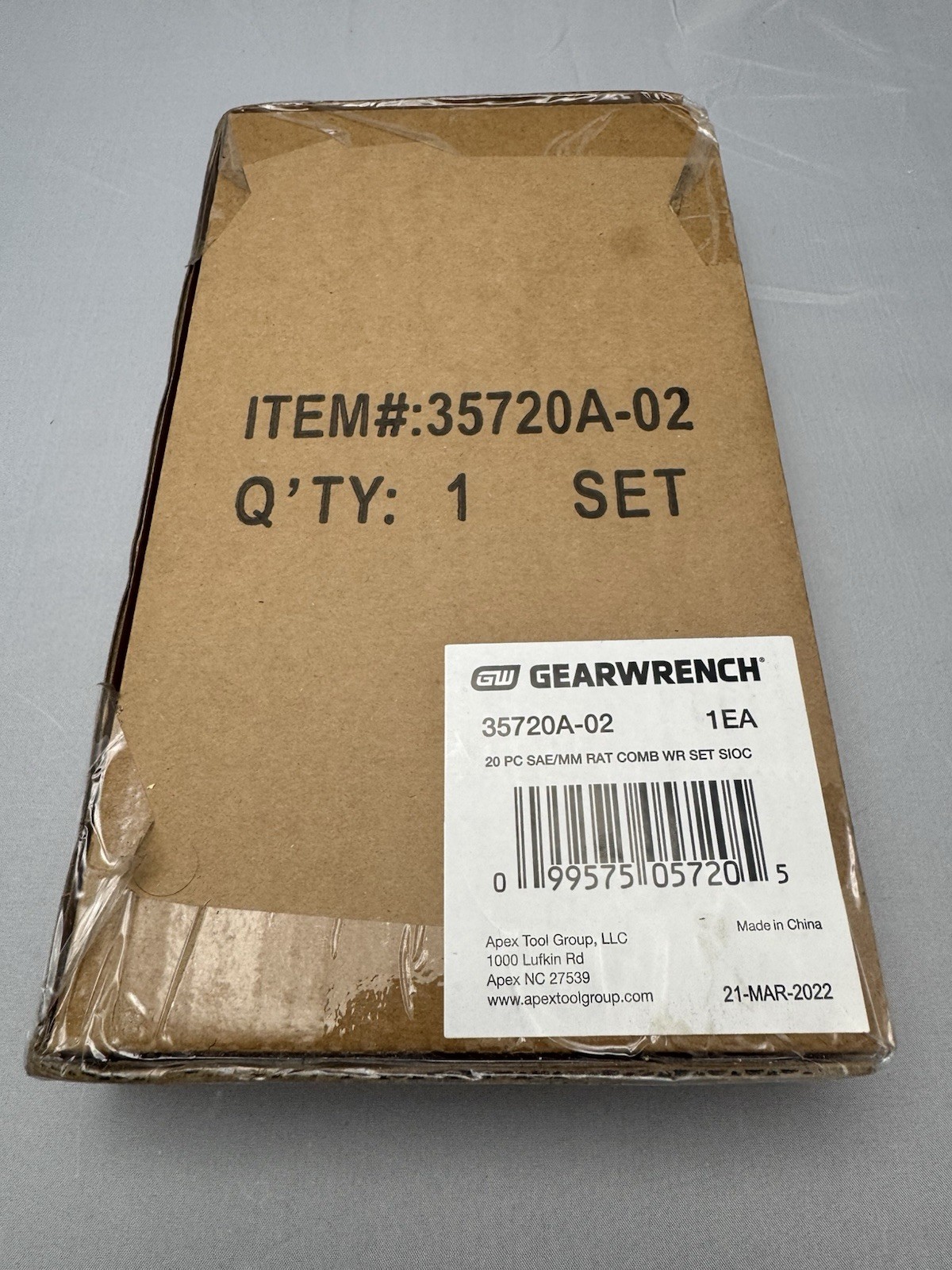 GEARWRENCH 20 Piece Ratcheting Combination Wrench SAE Metric NEW GEARWRENCH 20 Piece Ratcheting Combination Wrench SAE Metric NEW