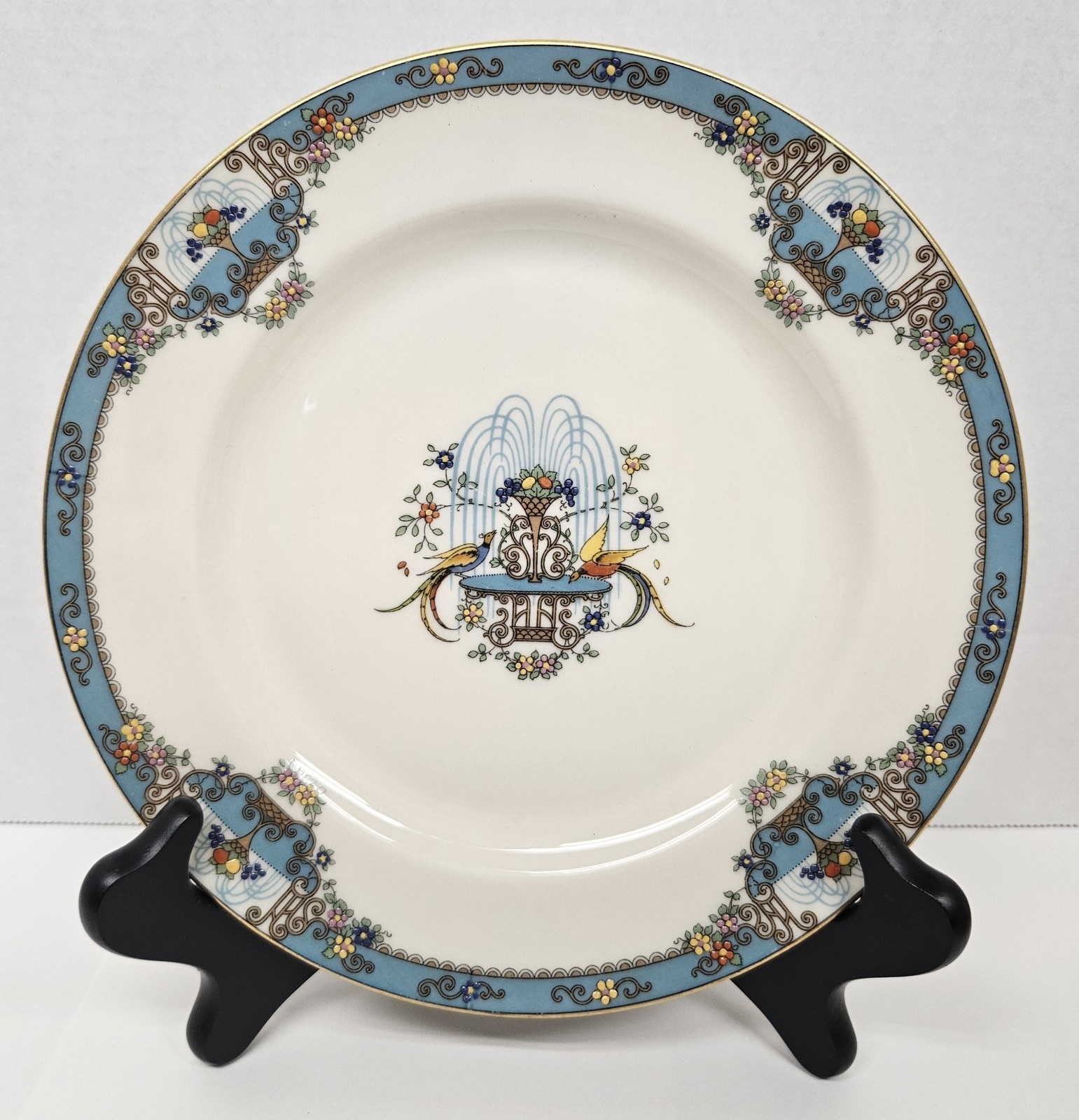 Antique Lenox Fountain Salad Plate 8 3/8\
