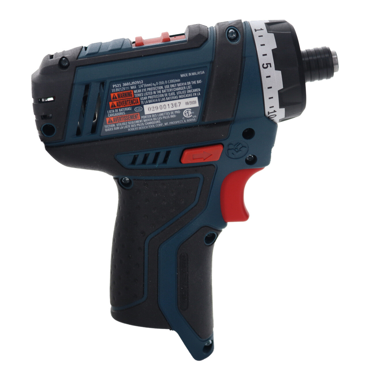 Bosch PS21B 12V Max Two Speed Pocket Driver - New Bare Tool from combo kit 