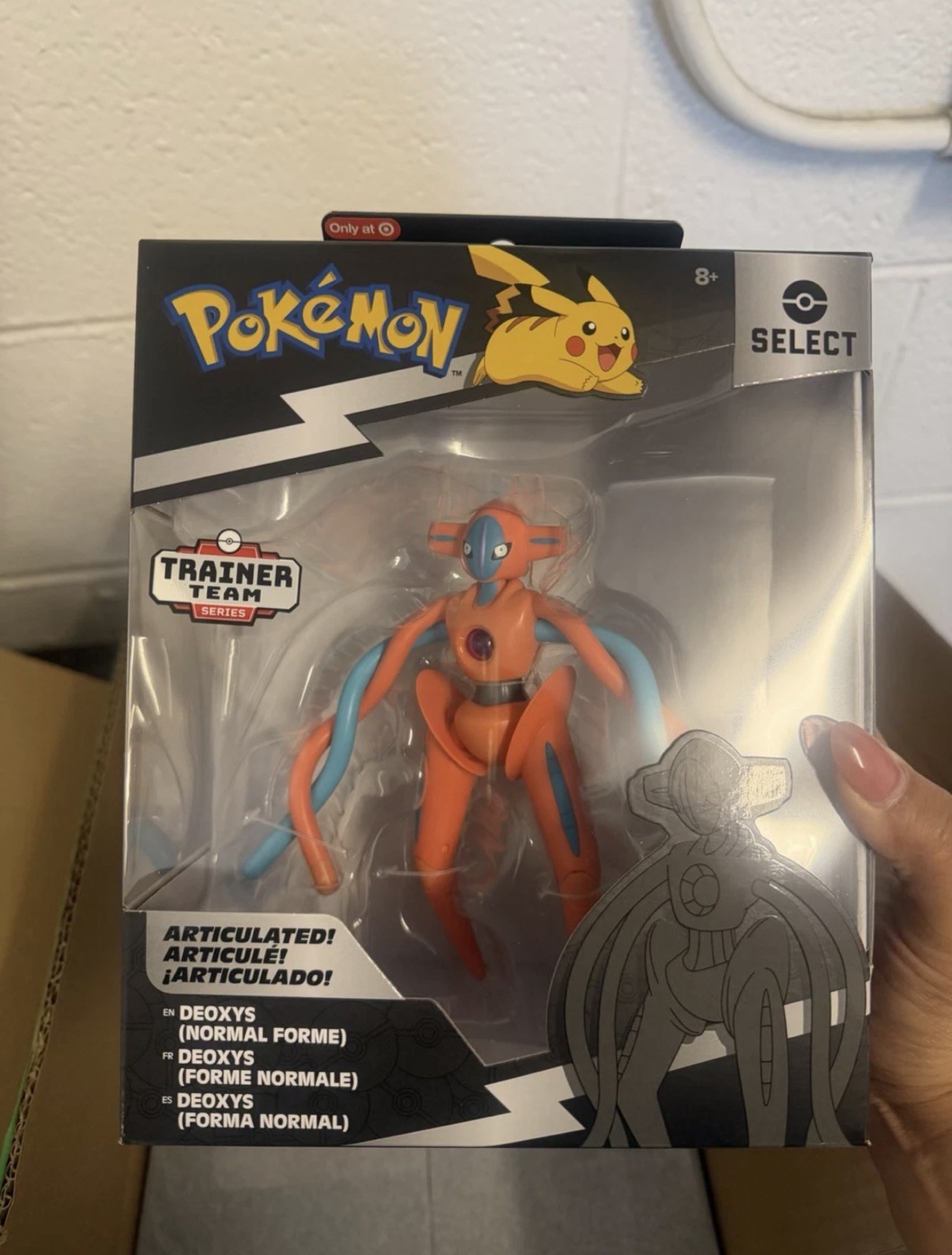 Jazwares Pokémon Select Trainer Team Series Deoxys Articulated Action Figure