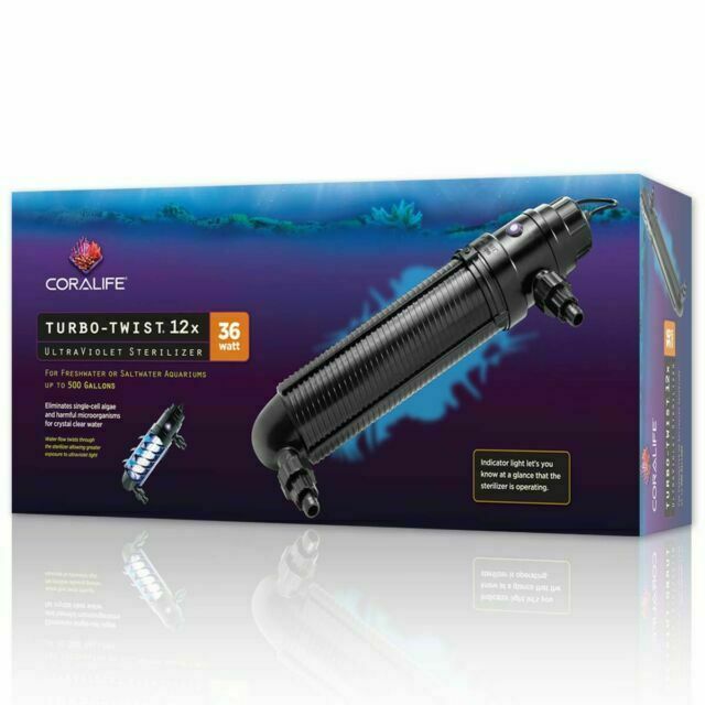Coralife 100115602 Turbo Twist 12x UV Sterilizer Coralife 100115602 Turbo Twist 12x UV Sterilizer
