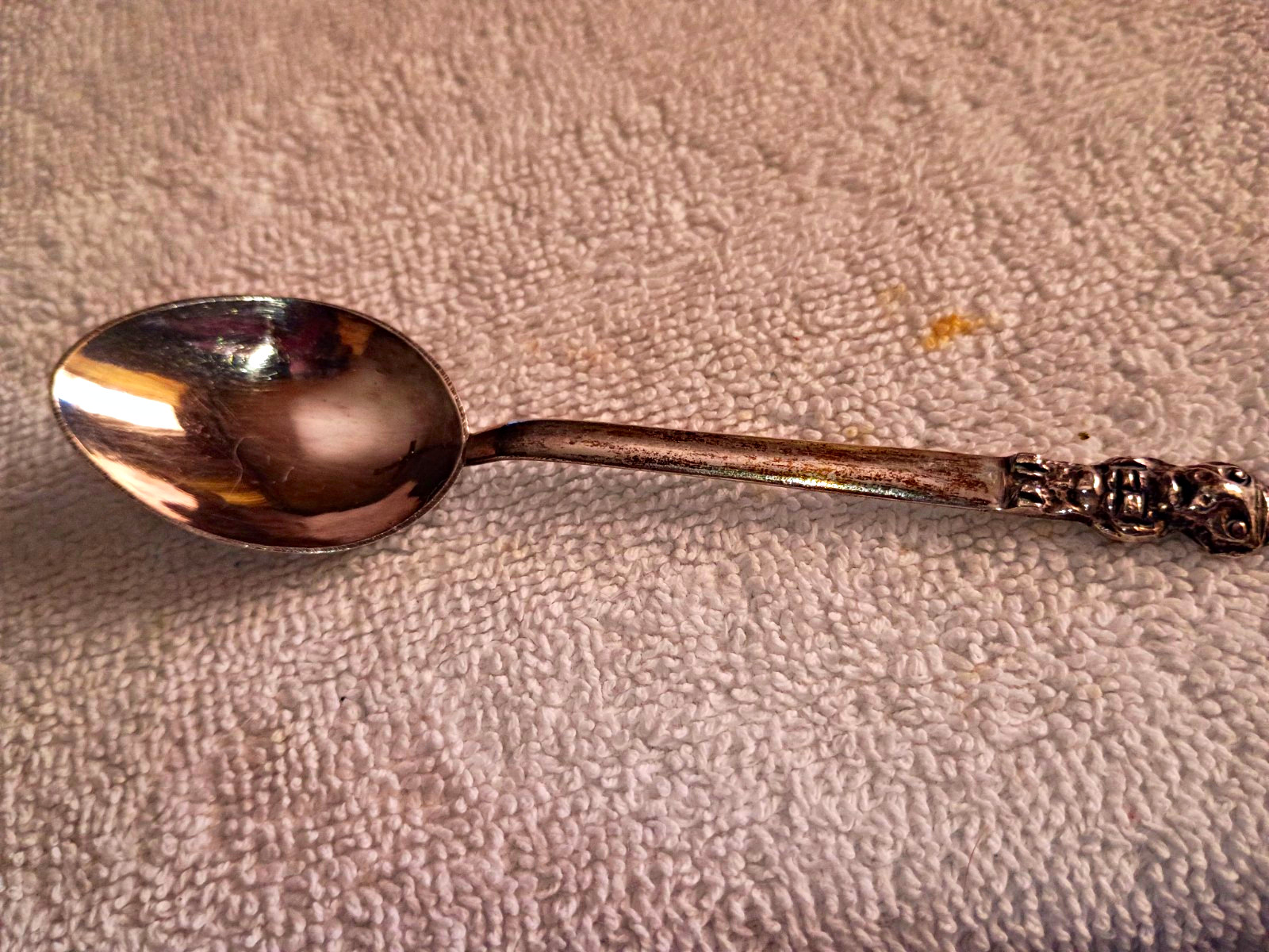 Antique Souvenir Spoon Approx 5 in Long with \ Antique Souvenir Spoon Approx 5 in Long with \