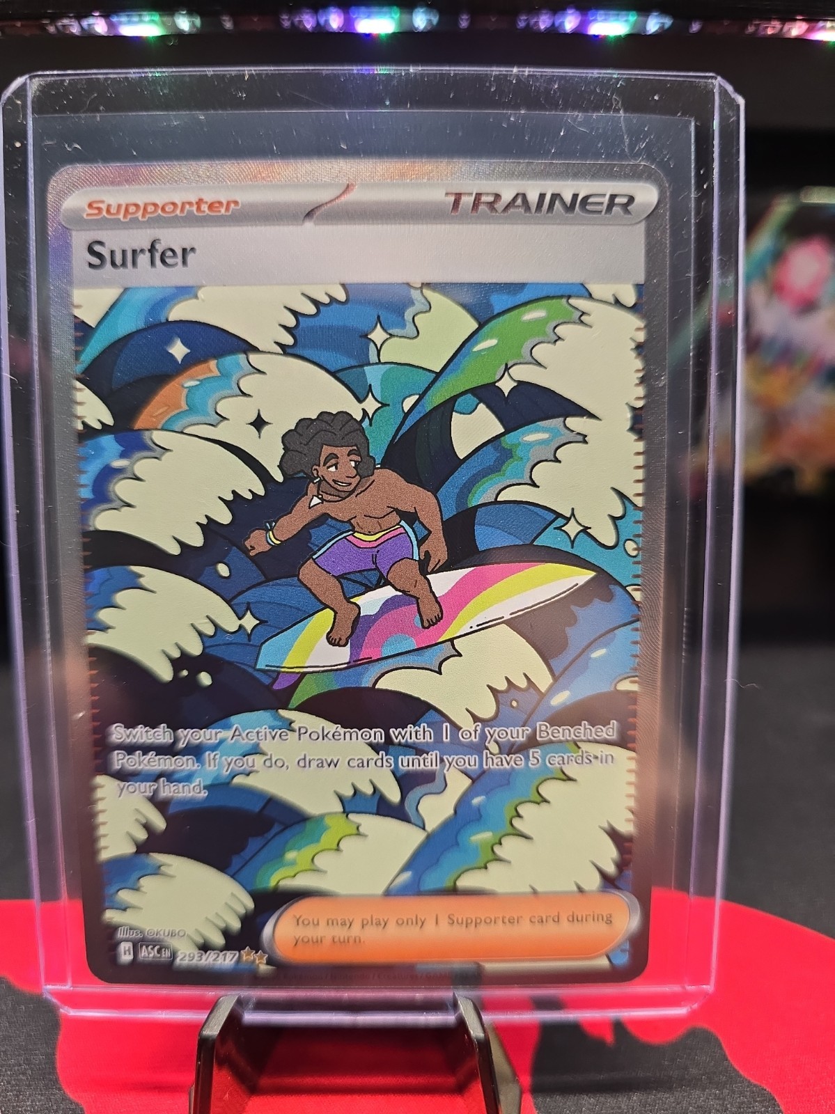 Surfer 293/217 Me: Ascended Heroes Holo