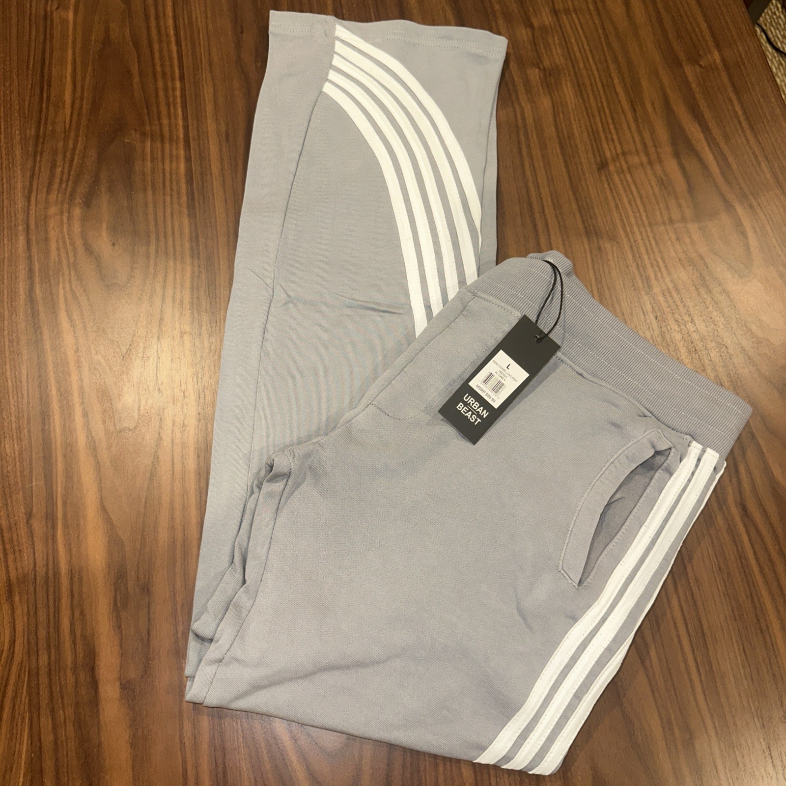 Urban Beast 4 Stripe Casual Outer Streatwear Size Large $89.99 Retail NWT Urban Beast 4 Stripe Casual Outer Streatwear Size Large $89.99 Retail NWT