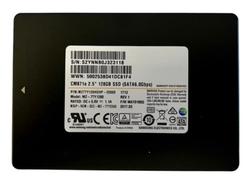 Genuine Samsung CM871a MZ-7TY1280 128GB SATA SSD