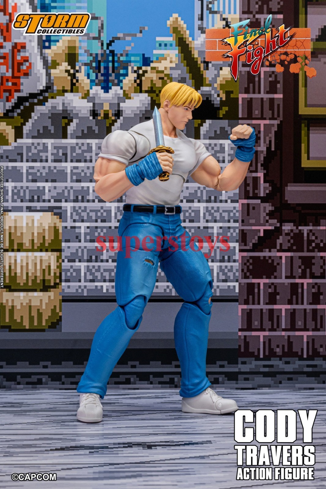 Presale Storm Toys CAFF02 1/12 Cody Travers Final Fight Action Figure Model Toy