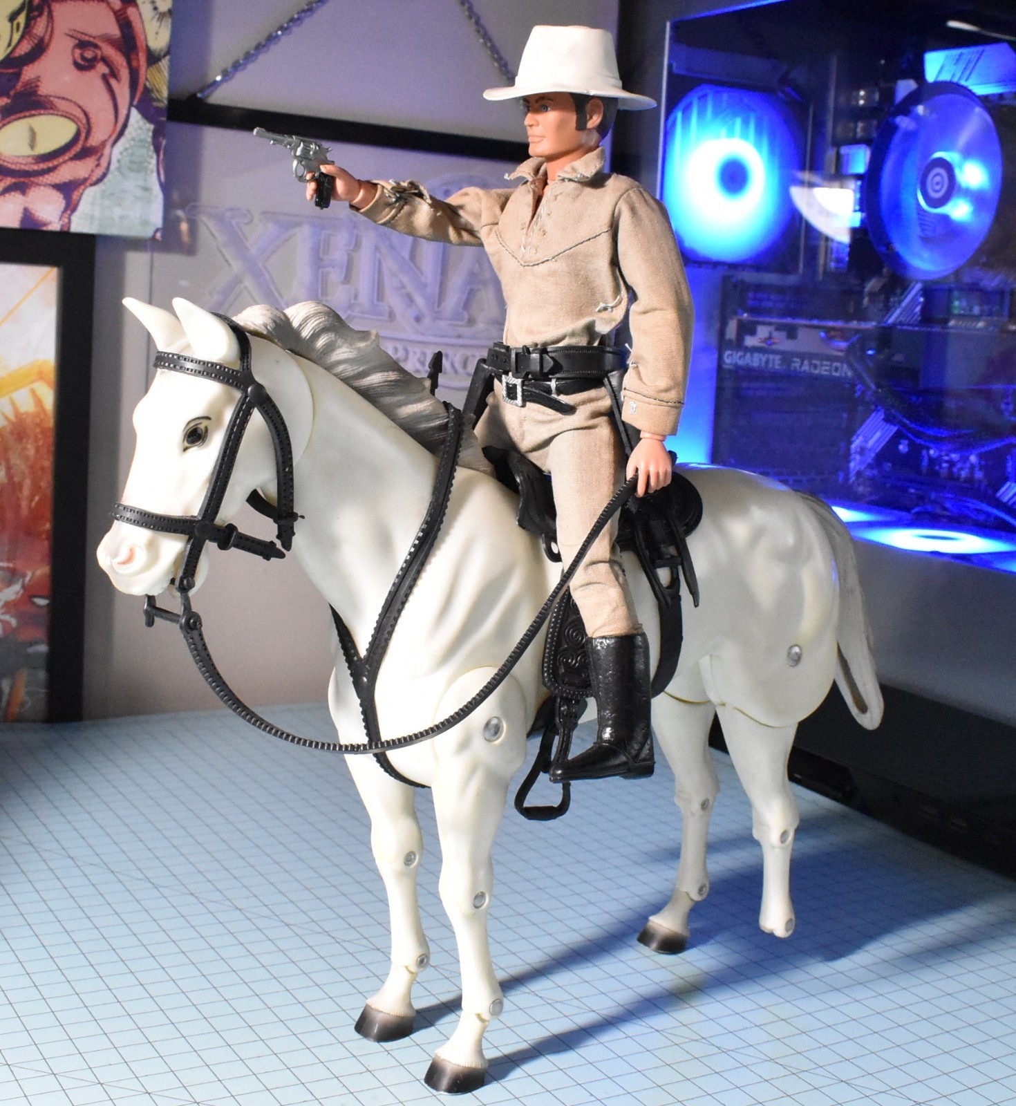 Vintage Gabriel the Lone Ranger 1973 Action Figure 10\