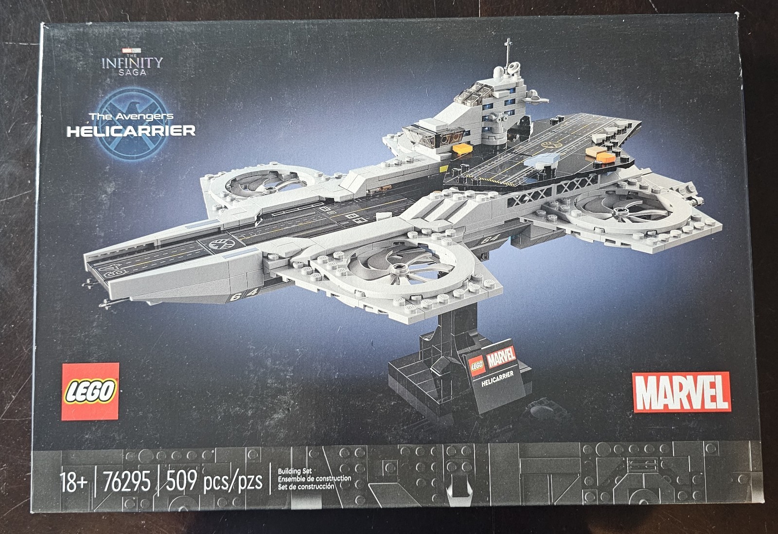 LEGO Super Heroes: The Avengers Helicarrier (76295) New In Box With Some Wear LEGO Super Heroes: The Avengers Helicarrier (76295) New In Box With Some Wear