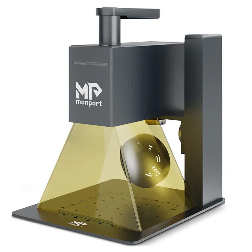 Monport 6W Diode Laser Engraver 2 in1 Handheld Cutting Machine Electric Lift