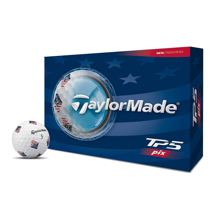 TaylorMade TP5 pix USA Golf Balls 2 Dozen 24 Balls Brand New