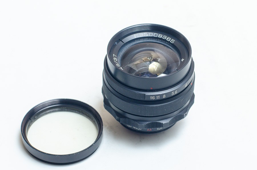 Mir-1V, Mir-1B 2.8/37 37mm f/2.8 M42 Soviet SLR lens. MINT