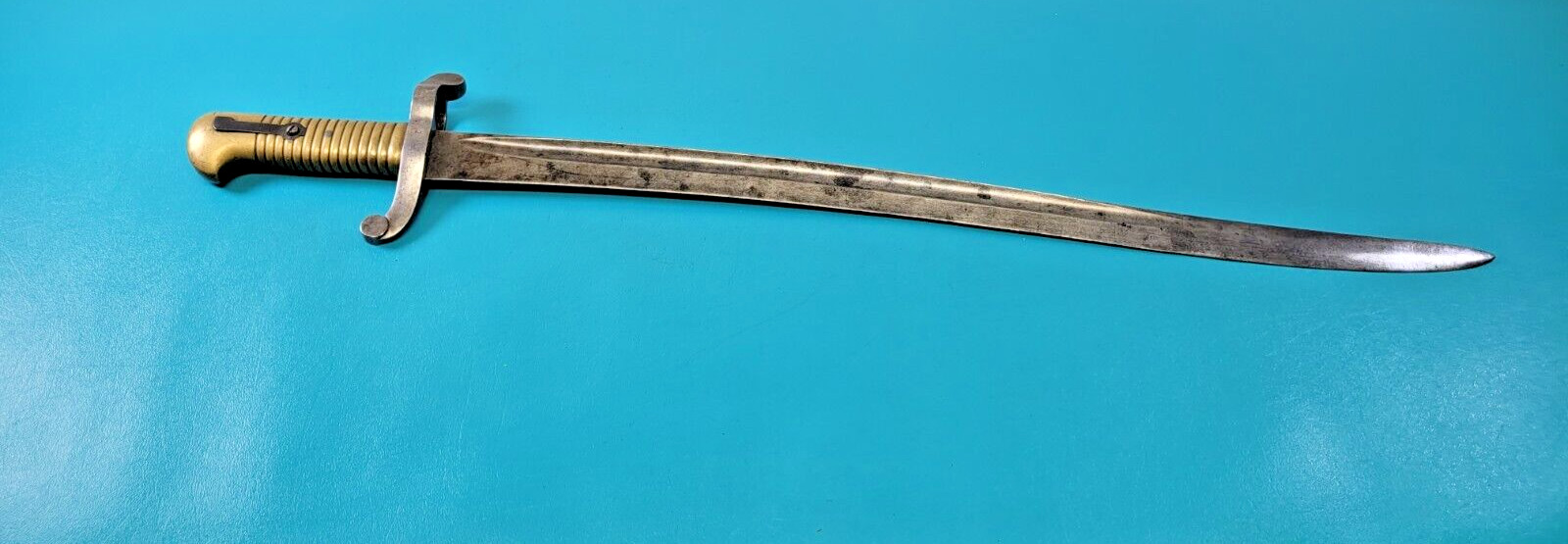U.S. Model 1855 Colt Revolving Rifle S&K Saber Bayonet aka Brazil & UK Navy EFD