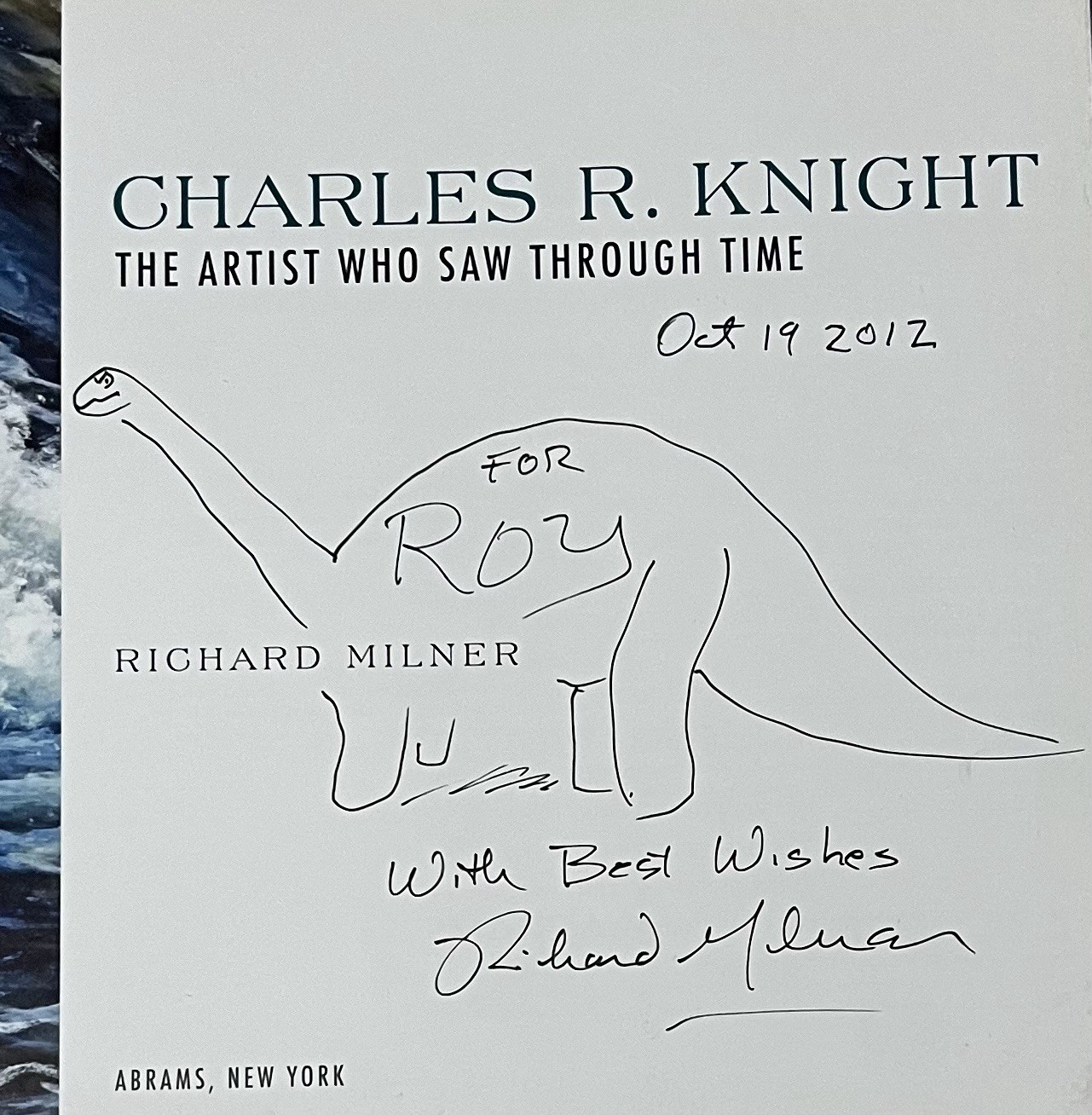Charles R. Knight : Artist Who Saw Through Time by Richard Milner HCDJ Signed