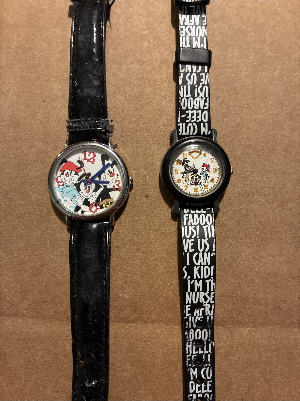 Lot Of 2 Warner Bros. Animaniacs Watches Fossil/WB Untested Lot Of 2 Warner Bros. Animaniacs Watches Fossil/WB Untested