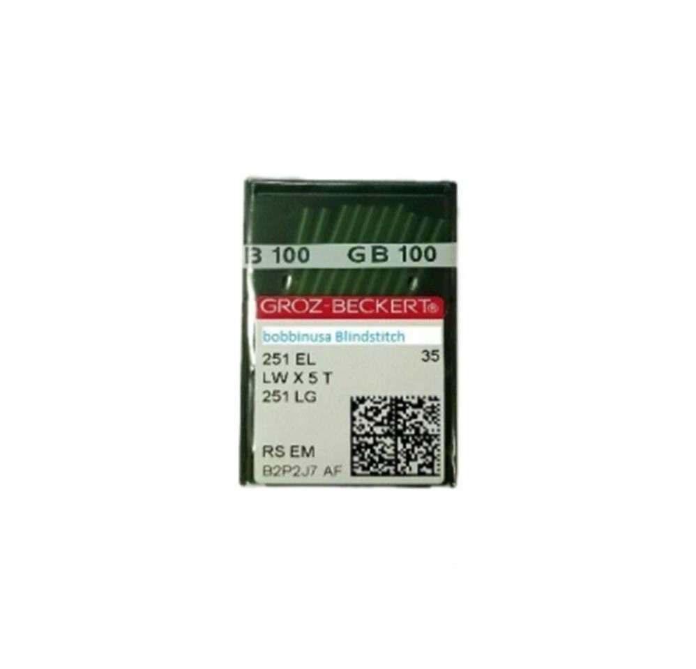 Blindstitch Needle 251LG LWX5T Groz-Beckert 1 BOX Blindstitch Needle 251LG LWX5T Groz-Beckert 1 BOX