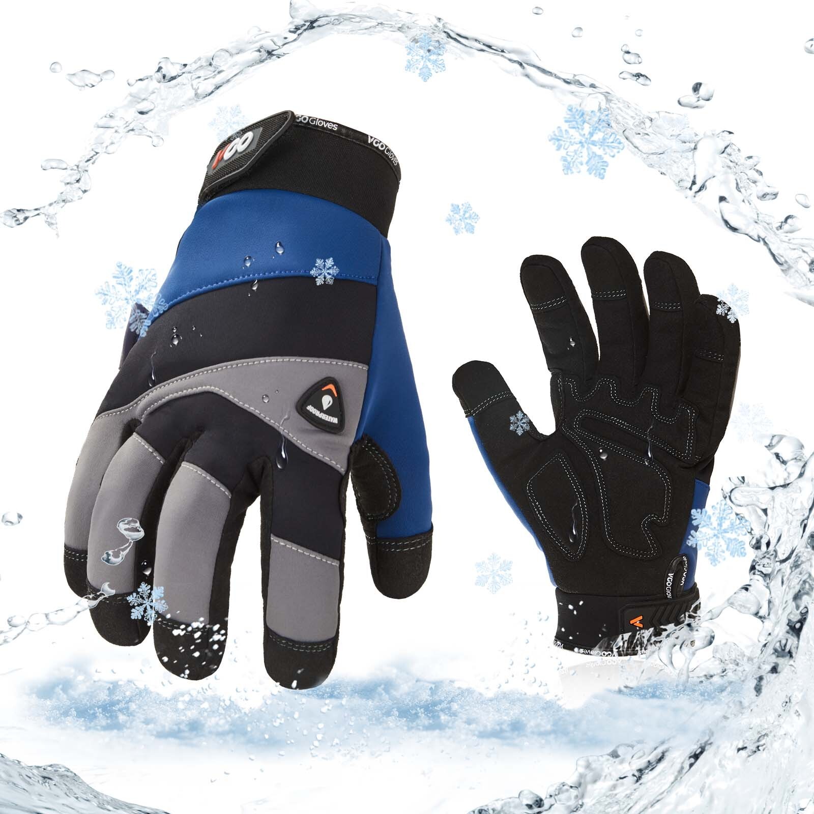 Vgo 1 Pair -20℃/-4°F COLDPROOF, Winter Work Gloves, Oil Resistant (SL7721FW) Vgo 1 Pair -20℃/-4°F COLDPROOF, Winter Work Gloves, Oil Resistant (SL7721FW)
