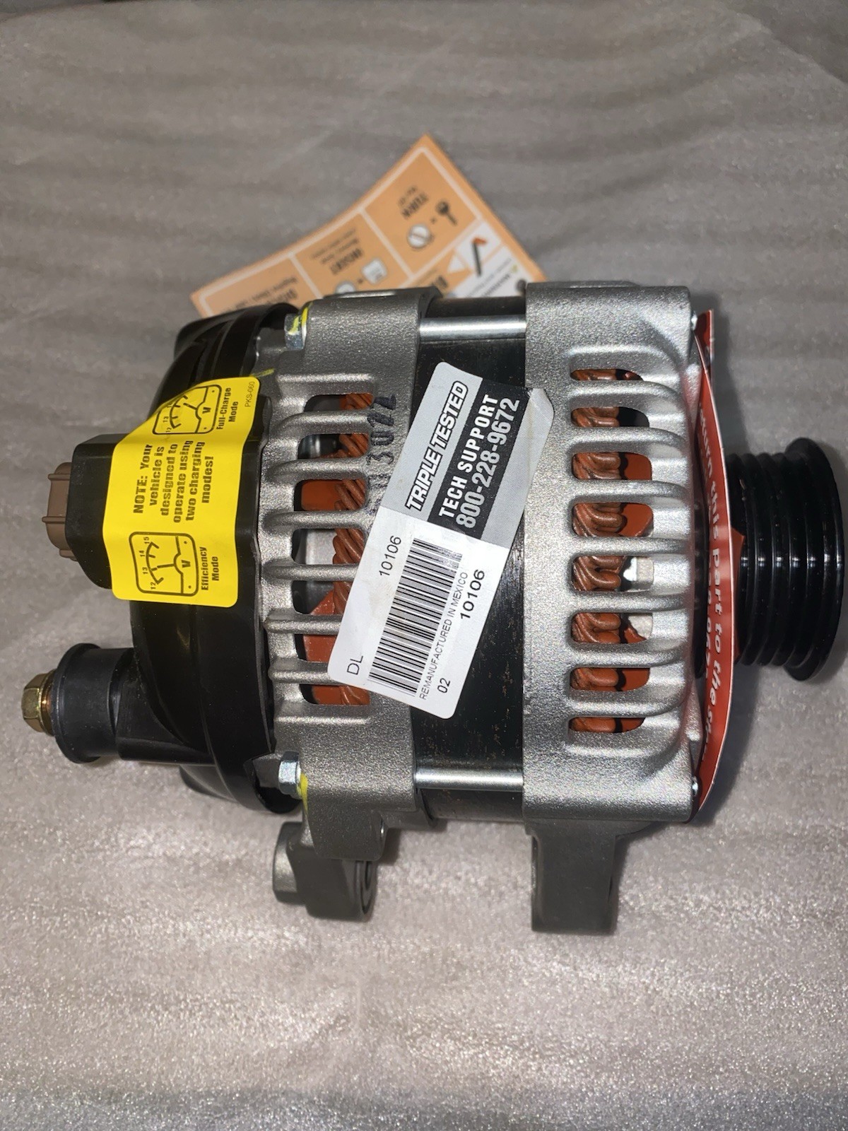 Duralast Remanufactured Alternator A10106 Duralast Remanufactured Alternator A10106