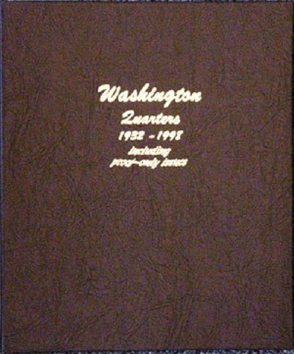 Dansco Album Washington Quarters with Proofs 1932 to 1998 New Model 8140 USA
