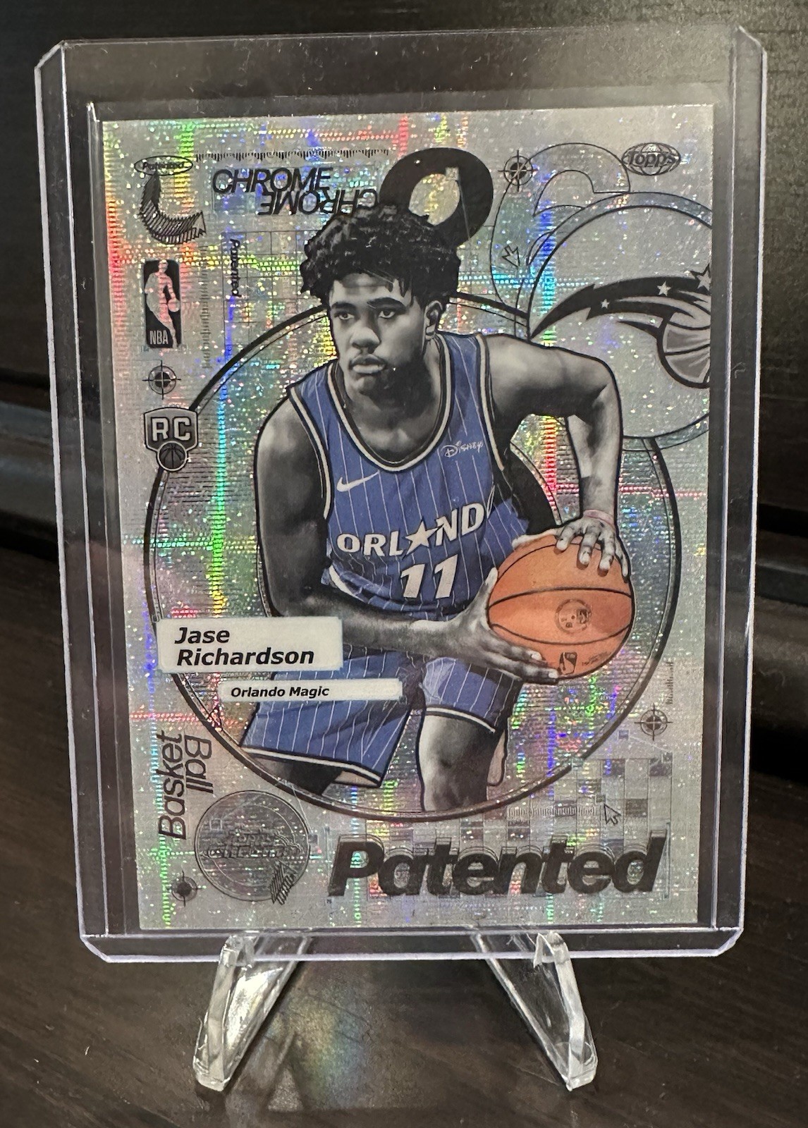 2025-26 Topps Chrome - Patented Jase Richardson #PD-29 (RC) 2025-26 Topps Chrome - Patented Jase Richardson #PD-29 (RC)