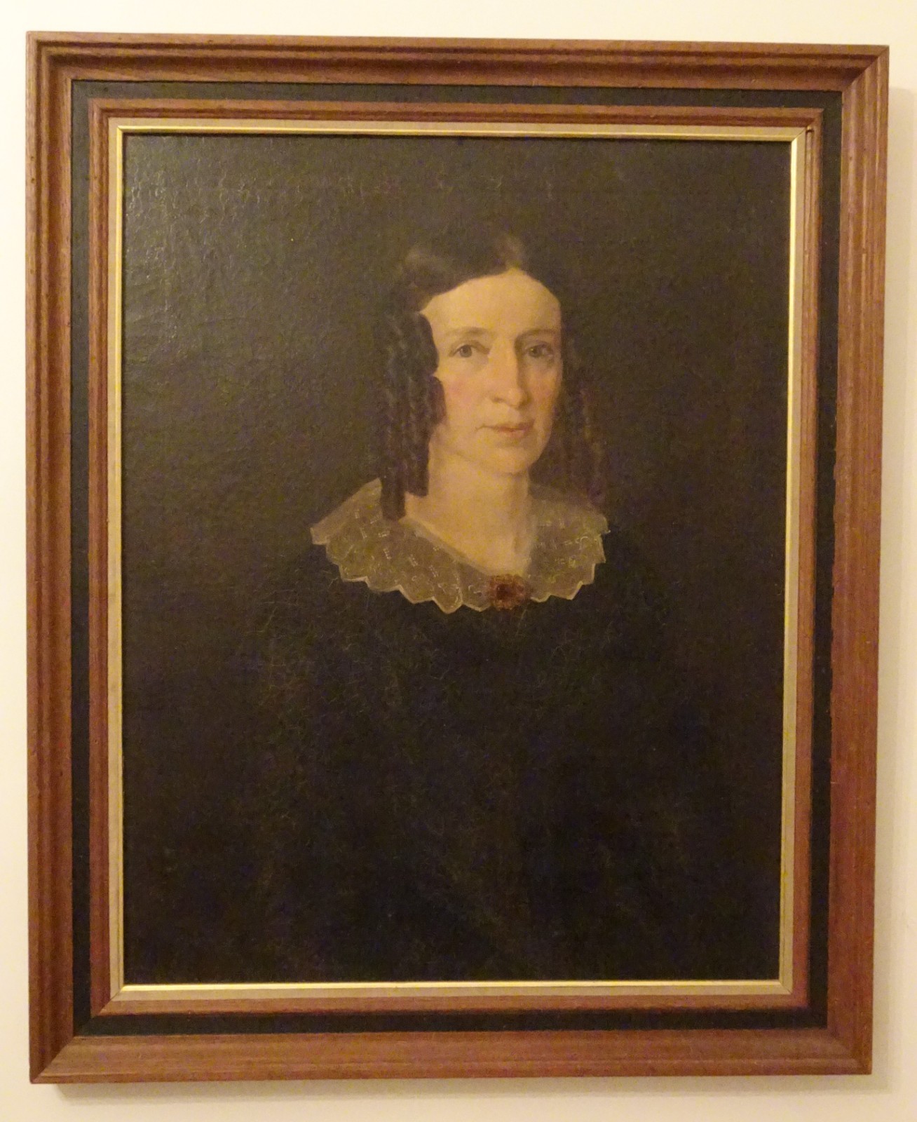 CA 1840 Oil Painting of Lady