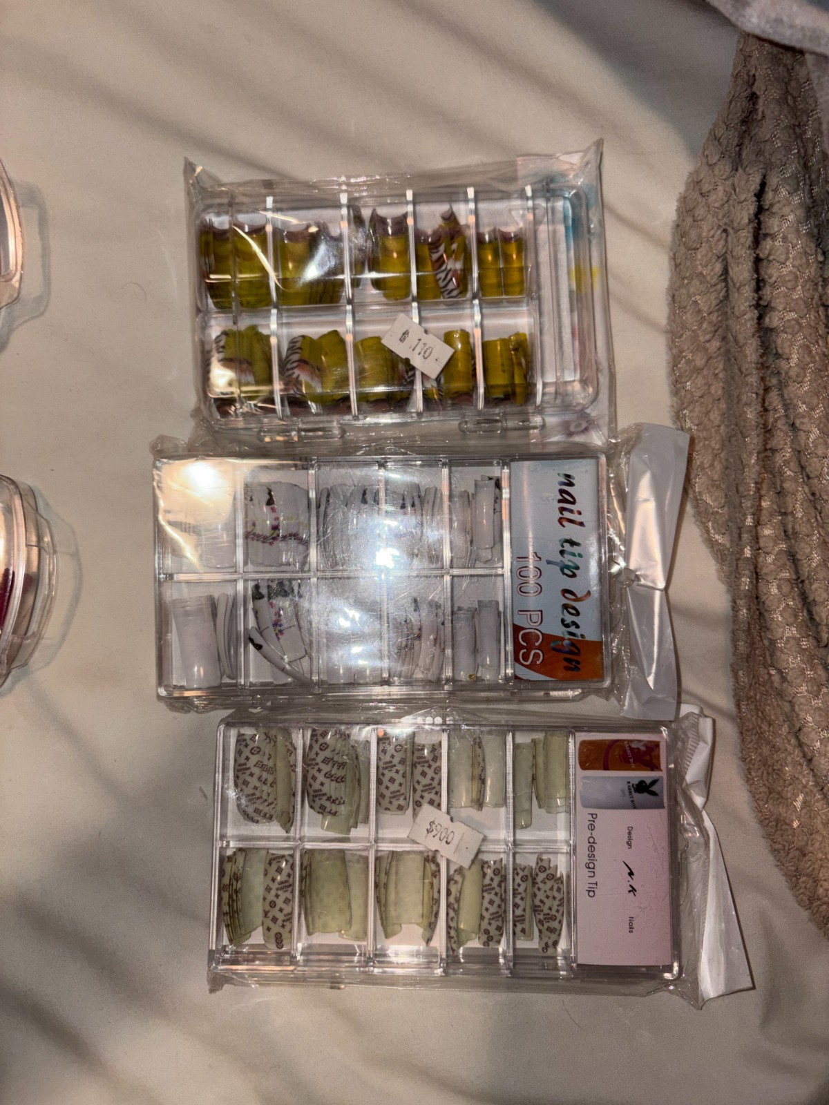 Professional Tip Designs Nail Art Tips Set Lot (3 Cases) BRAND NEW Professional Tip Designs Nail Art Tips Set Lot (3 Cases) BRAND NEW