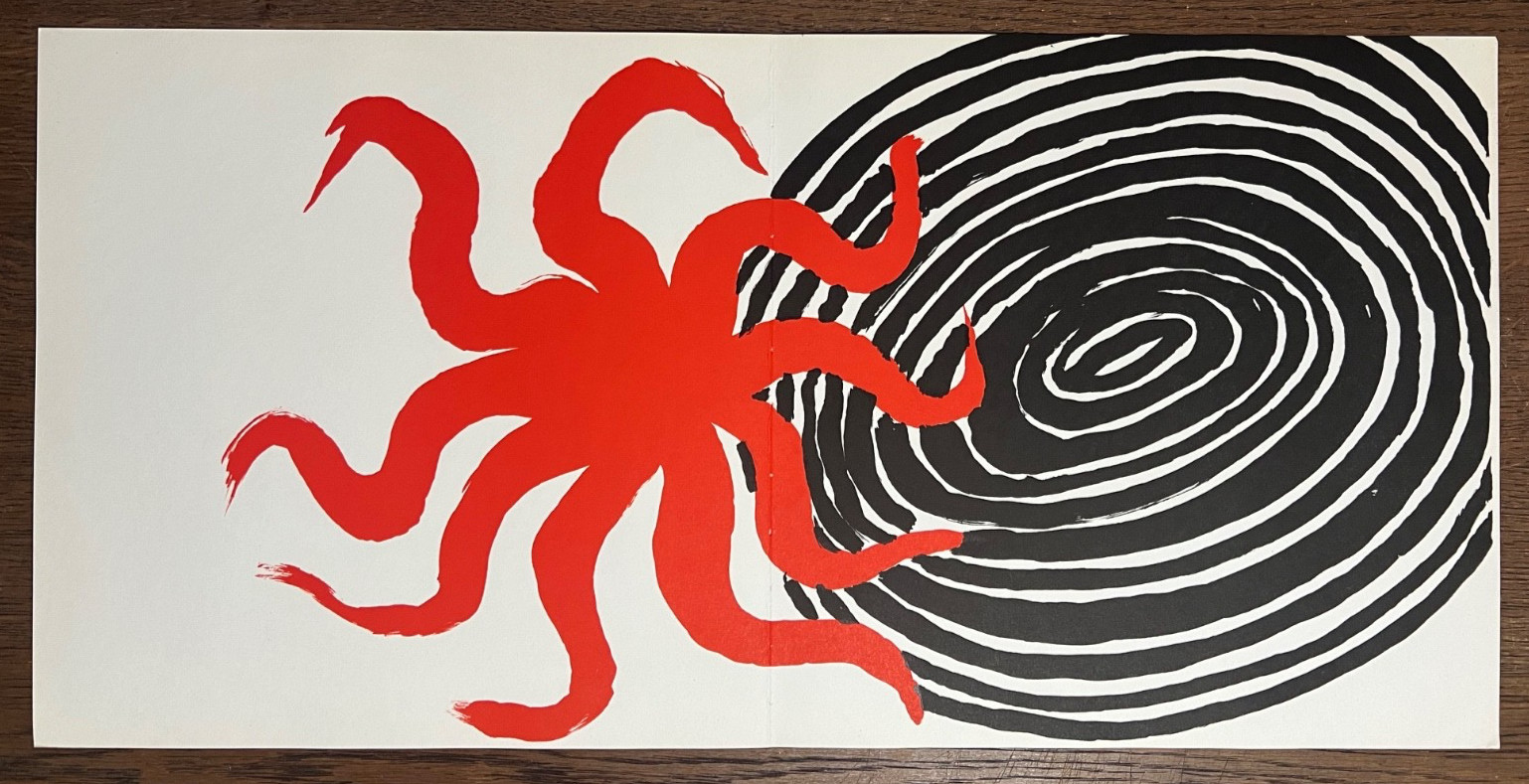 Alexander Calder Original Lithograph 1972 \