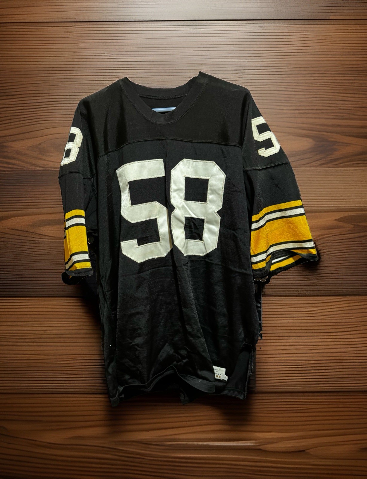 NFL Sand Knit Pittsburgh Steelers #58 Jack Lambert Jersey Size 52 USA Vintage NFL Sand Knit Pittsburgh Steelers #58 Jack Lambert Jersey Size 52 USA Vintage