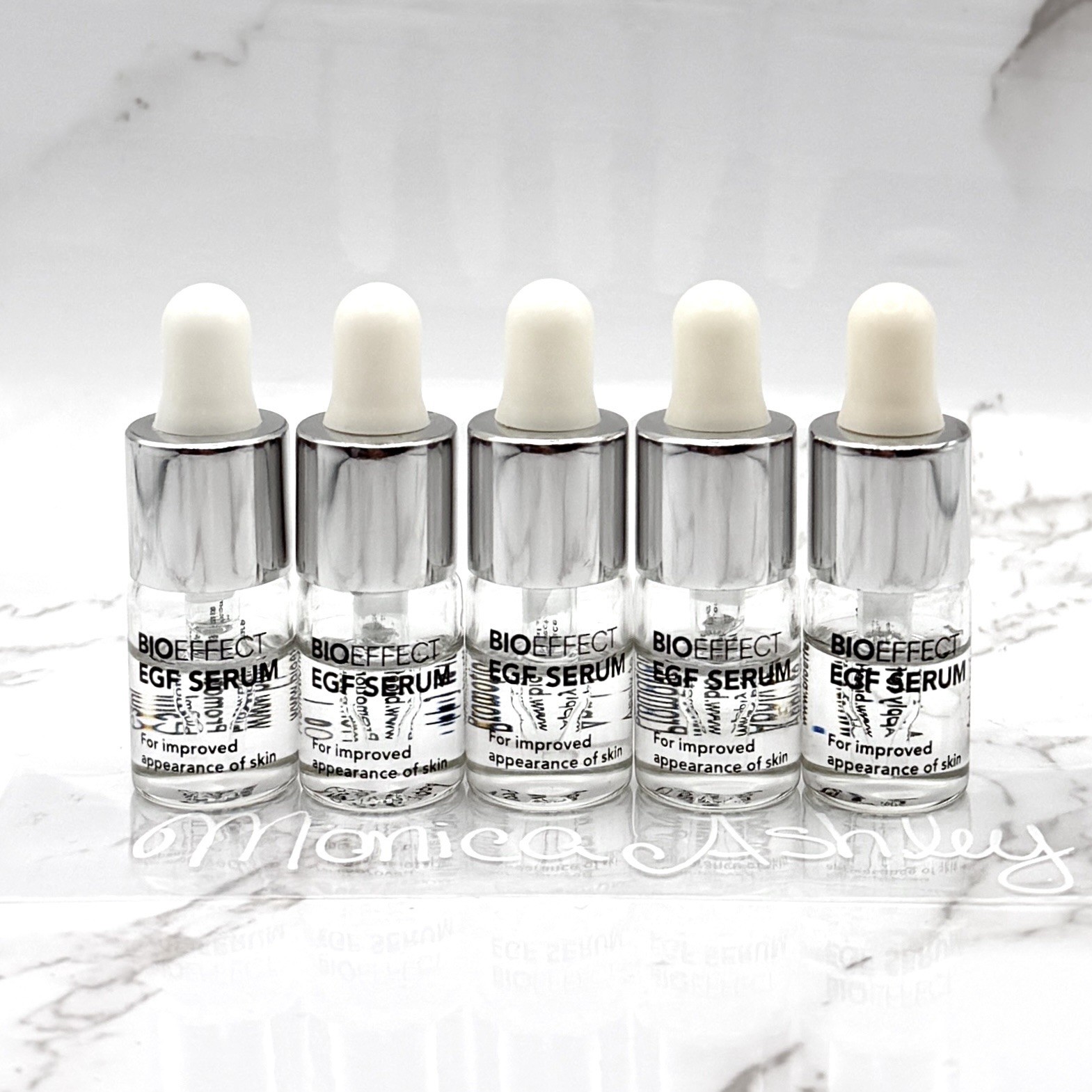 Bioeffect EGF Serum (5 x 3 mL) 15 mL Total Travel Size Bundle Age Defying New Bioeffect EGF Serum (5 x 3 mL) 15 mL Total Travel Size Bundle Age Defying New