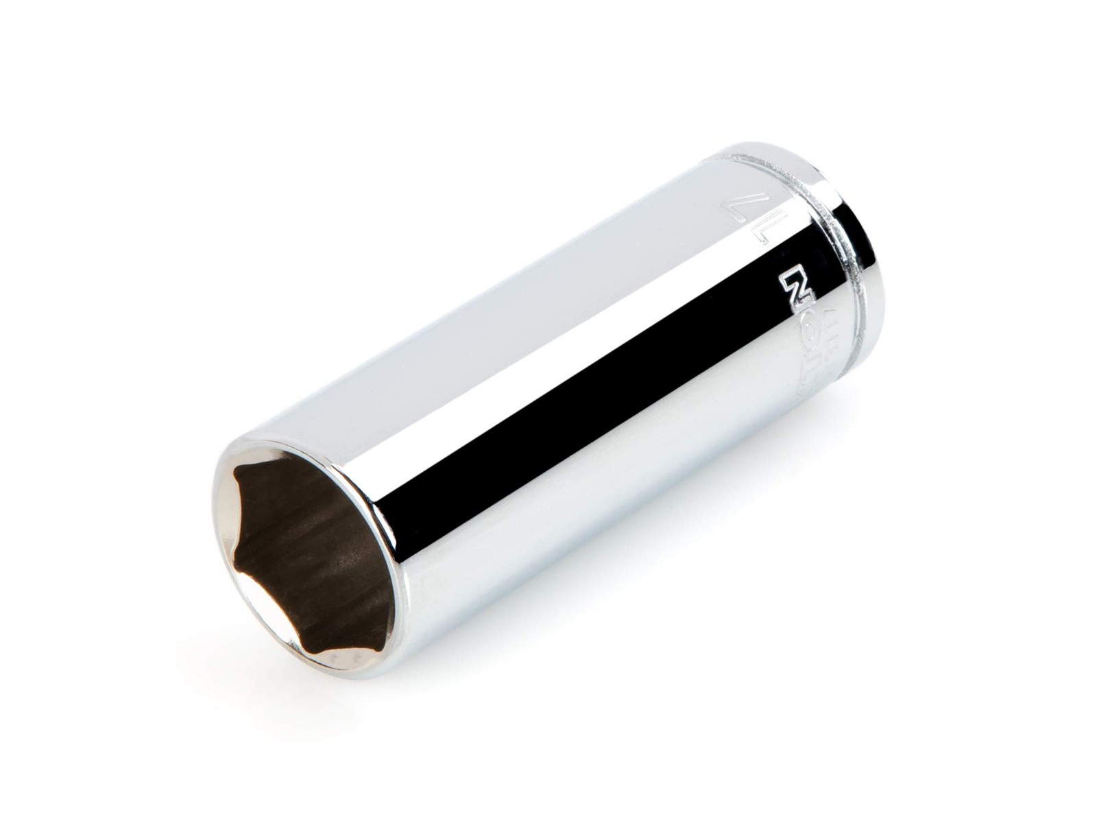 17mm Deep Socket 3/8 Inch Drive 6-Point Chrome Plated Hex Fastener Tool