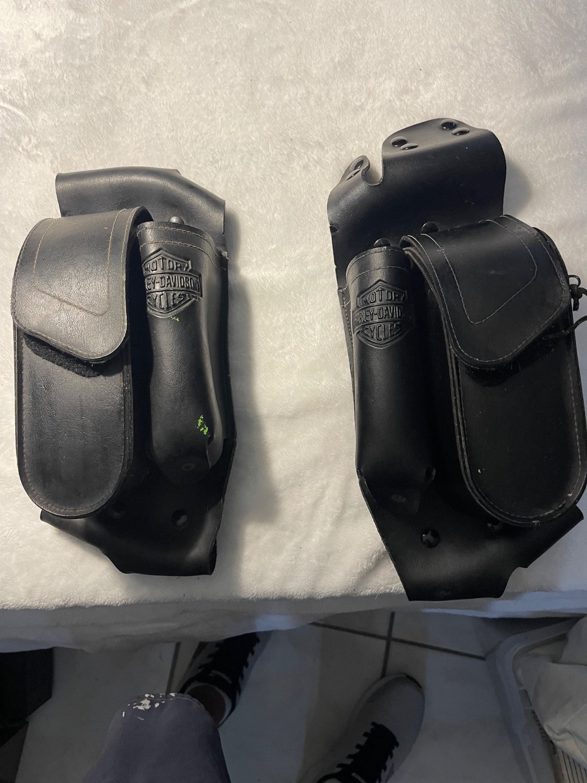 Genuine Harley-Davidson Pair of Saddlebag Guard Bags Touring Bike Left & Right