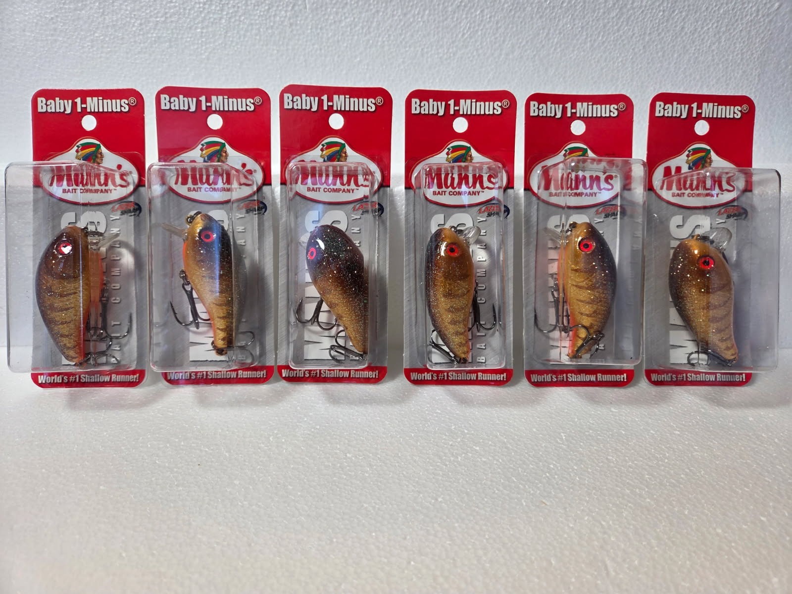 Mann's Bait Company Baby 1- (6 lures of Bronze Back) Mann's Bait Company Baby 1- (6 lures of Bronze Back)